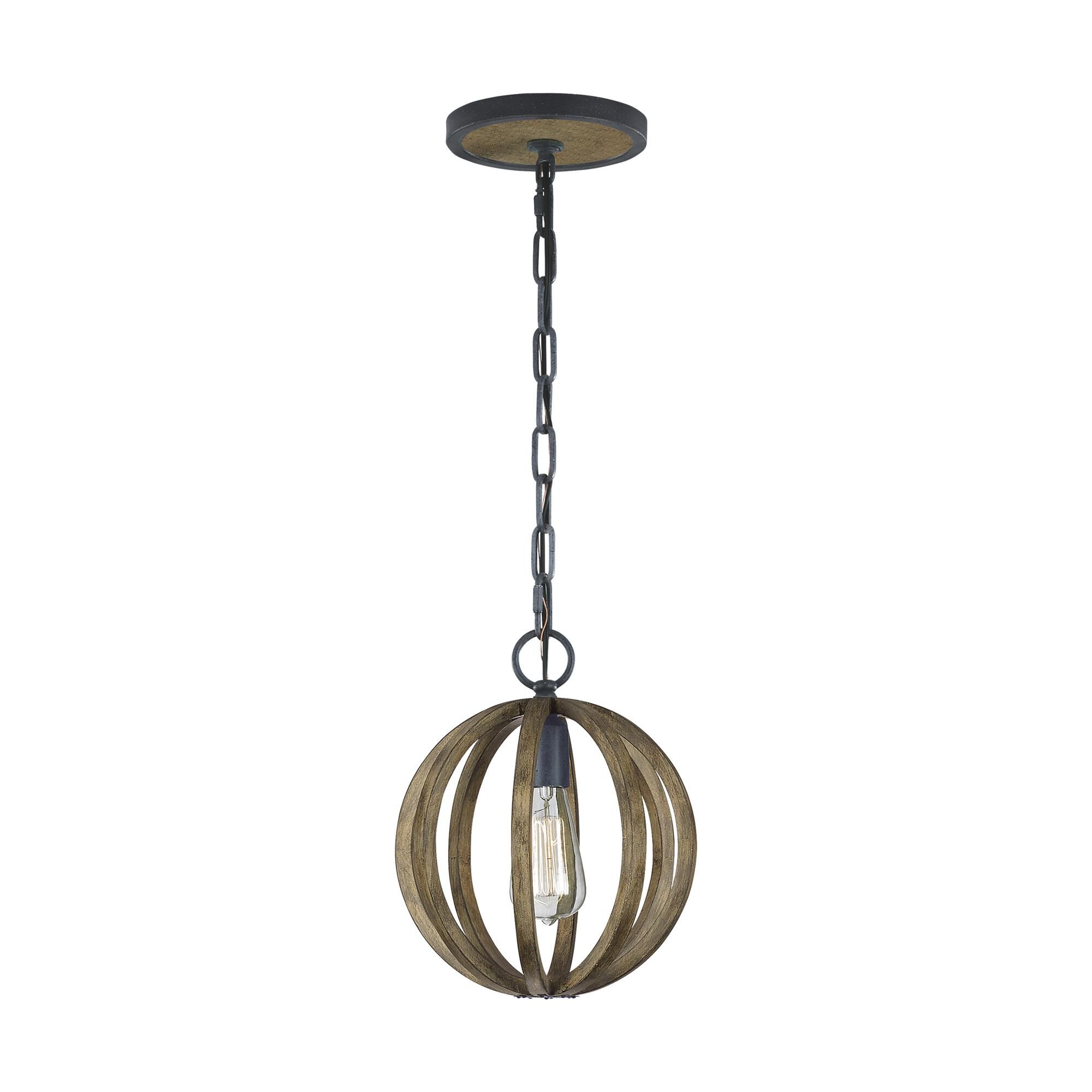 Shown in Weathered Oak Wood - Antique Forged Iron finish