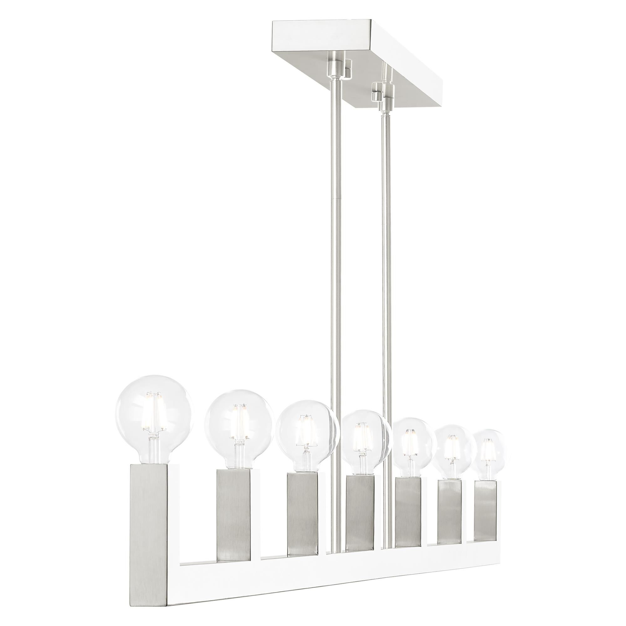 Solna 70 Inch 7 Light Linear Suspension Light by Livex Lighting