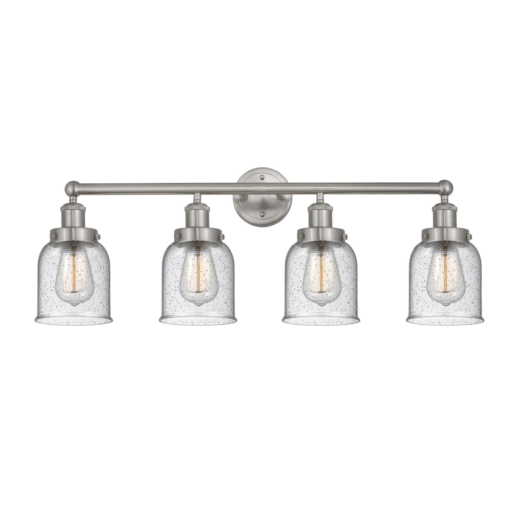 Shown in Brushed Satin Nickel, Mercury finish and Mercury glass and Mercury Glass shade