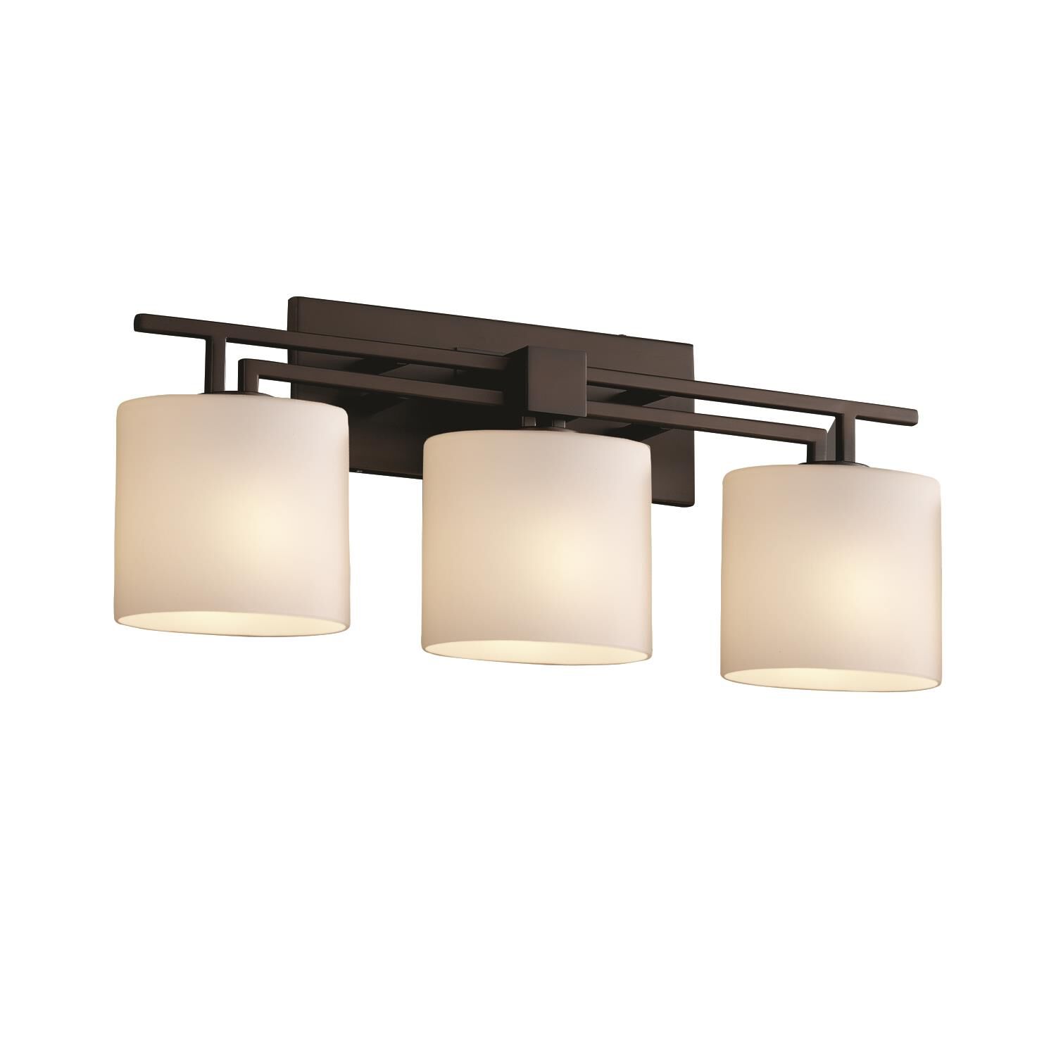Fusion 26 Inch 3 Light Bath Vanity Light by Justice Design Group