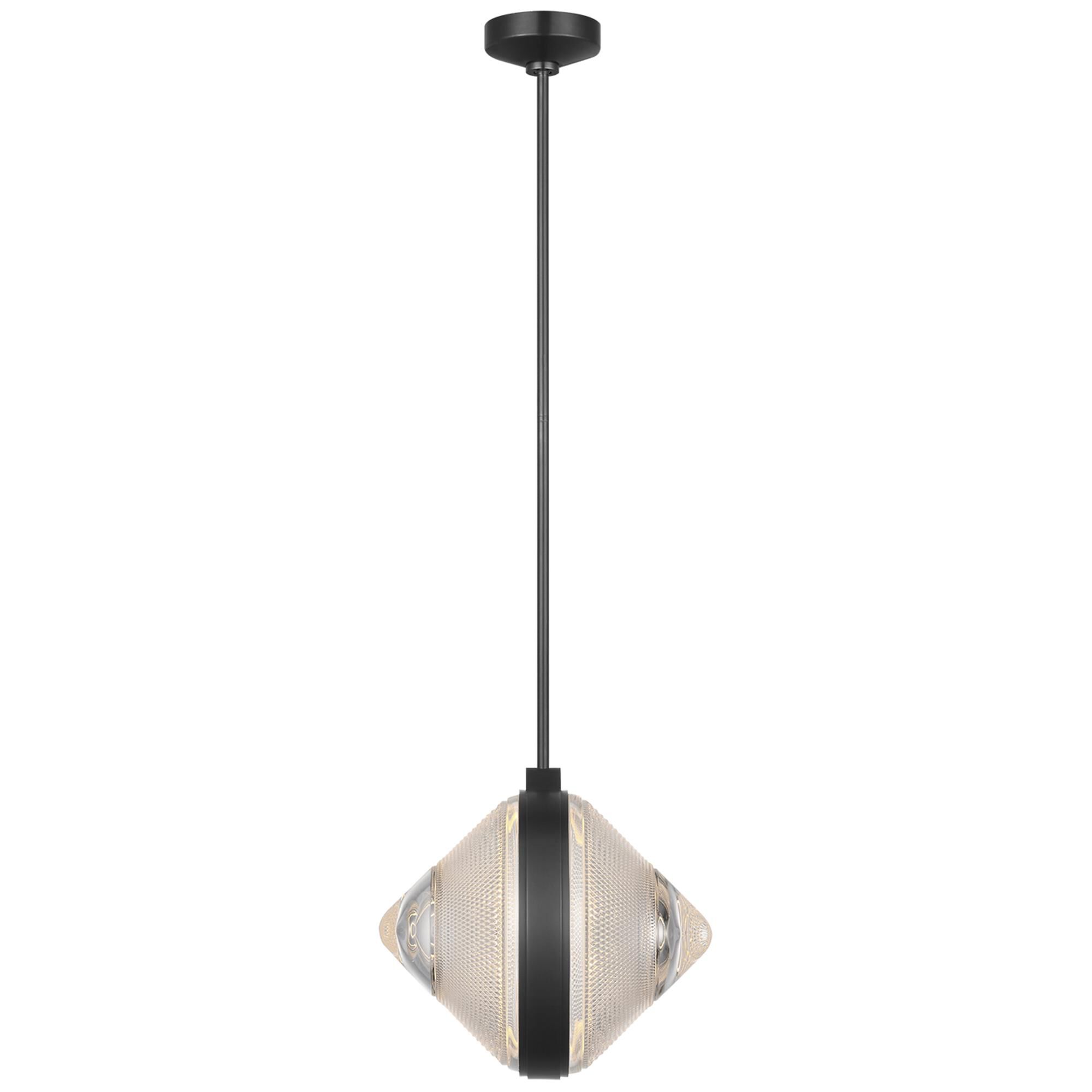 Shown in Bronze finish and Clear crystal