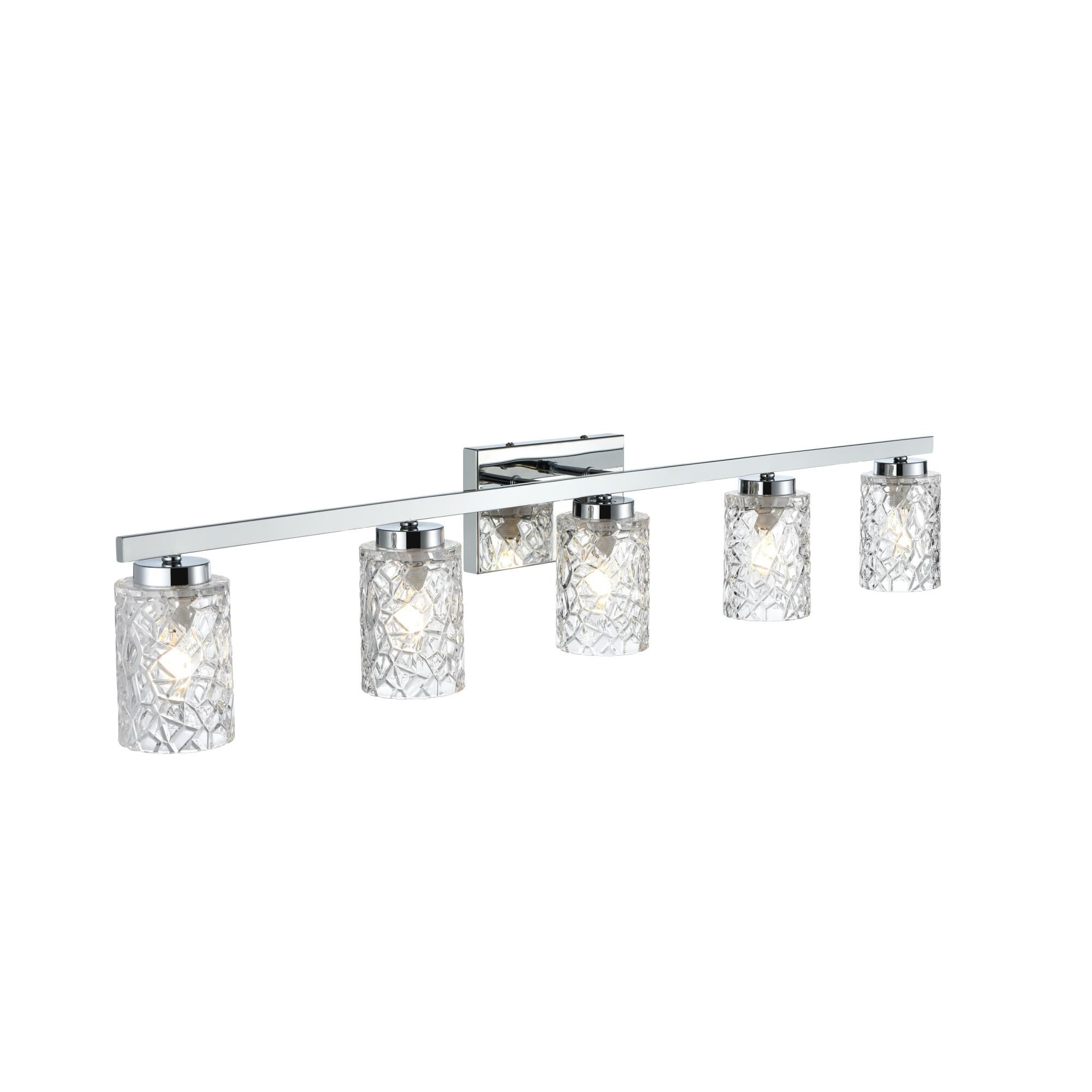 Shown in Chrome And Clear finish