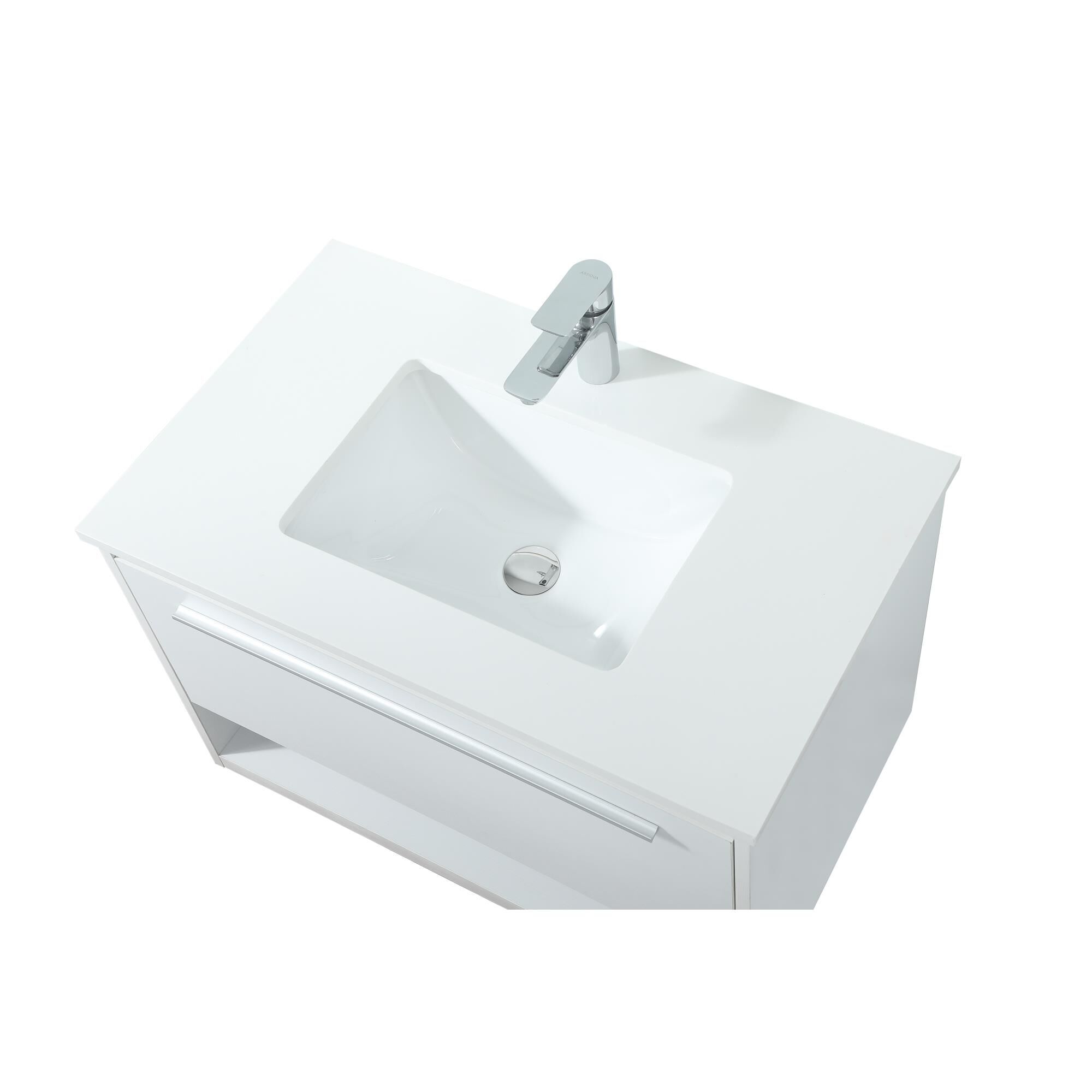 Shown in White finish