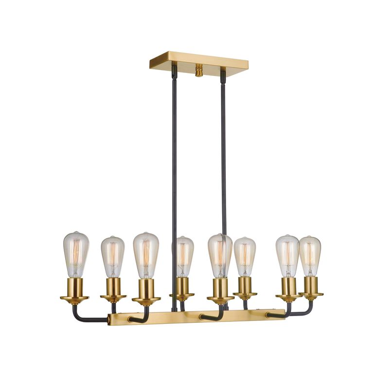 Randolph 30 Inch 8 Light Linear Suspension Light by Craftmade