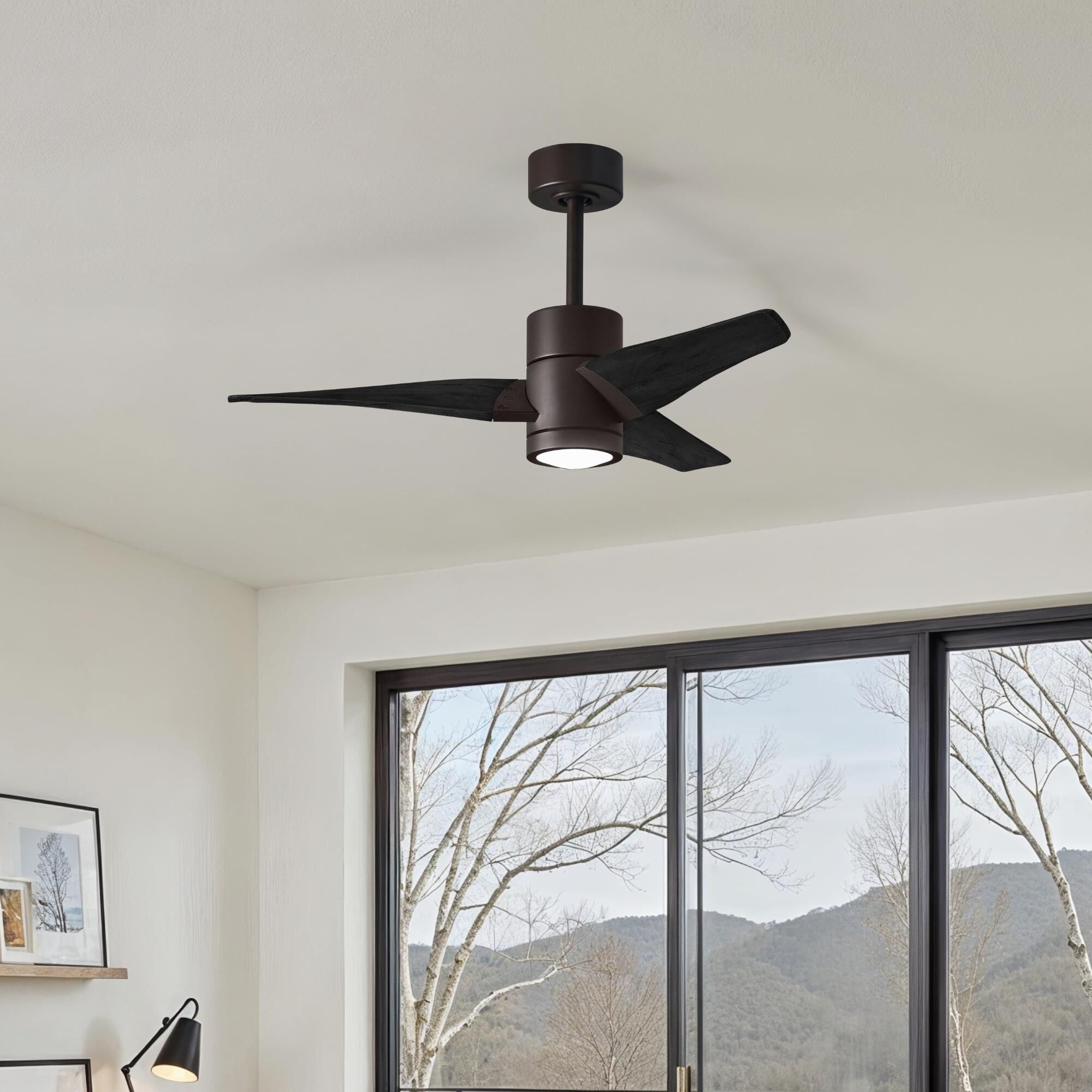 Super Janet 42 Inch Ceiling Fan with Light Kit by Matthews Fan Company