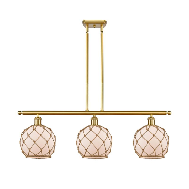 Bruno Marashlian Farmhouse Rope 36 Inch Linear Suspension Light by Innovations Lighting