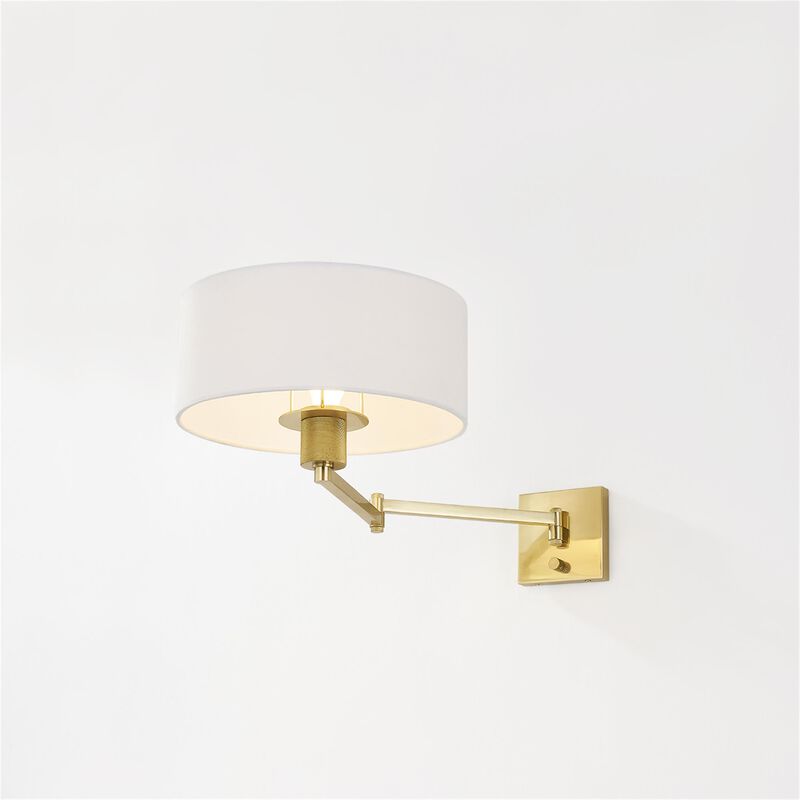 Becki Owens Sammy Large Wall Swing Lamp by Hudson Valley Lighting
