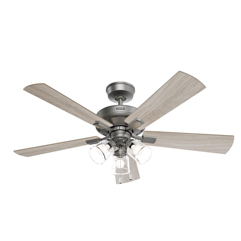 Crestfield Hunter Express 52 Inch Ceiling Fan with Light Kit by Hunter Fan