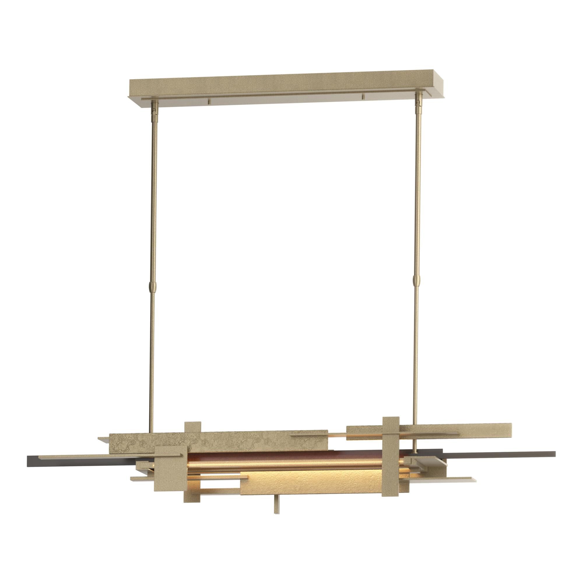 Shown in Soft Gold finish and Oil Rubbed Bronze accent