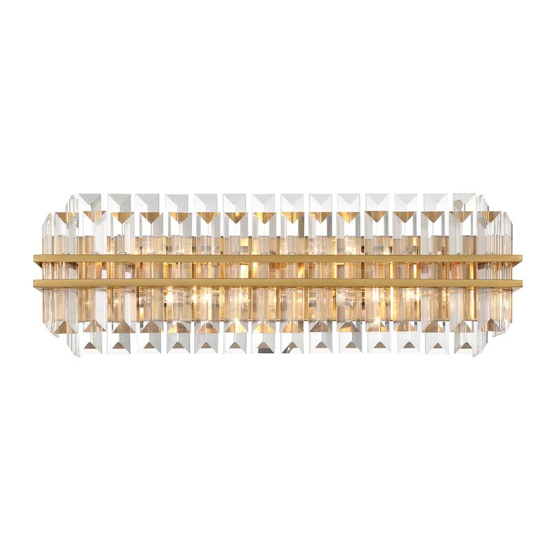 Hayes 24 Inch 4 Light Bath Vanity Light by Crystorama