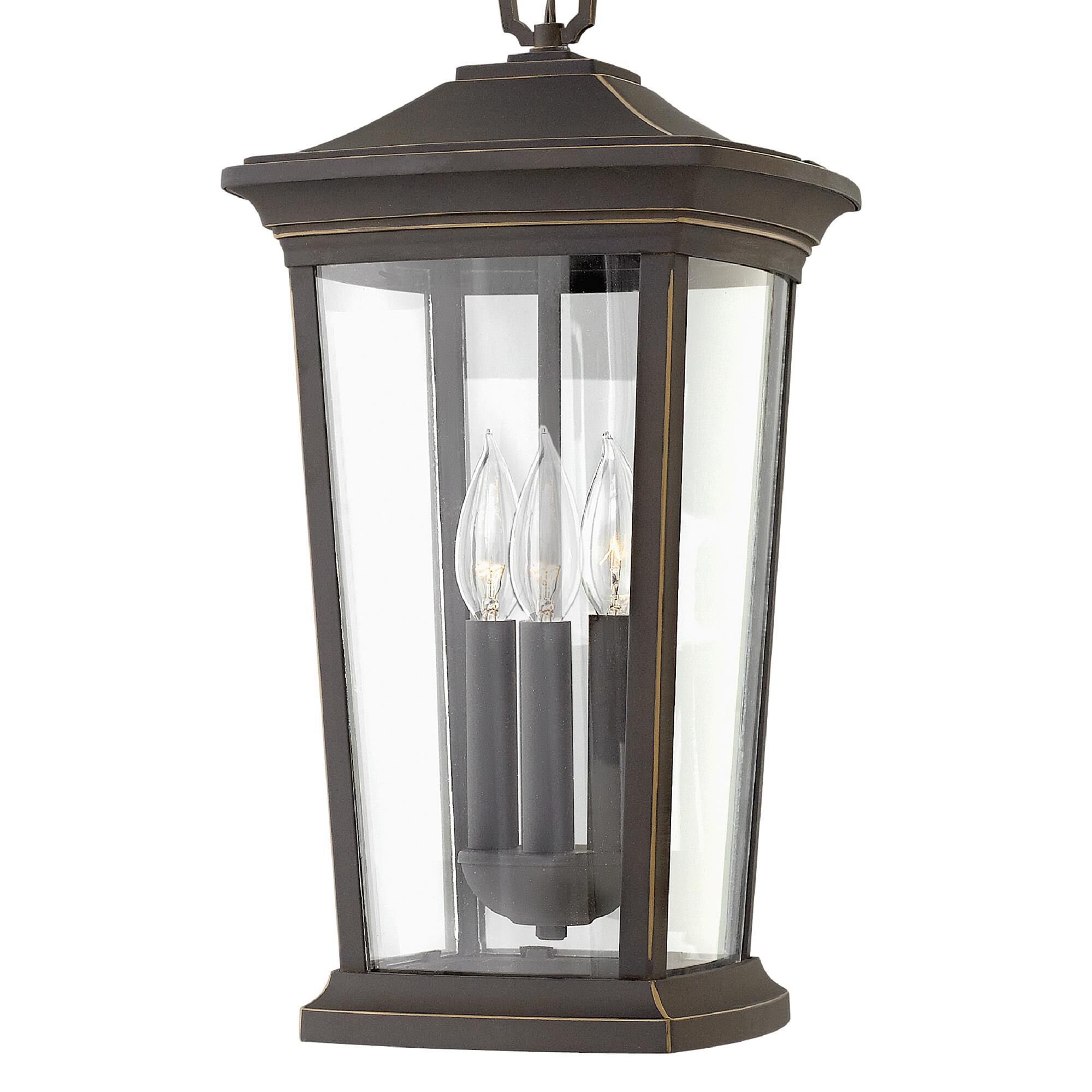 Bromley 19 Inch Tall 3 Light LED Outdoor Hanging Lantern by Hinkley Lighting