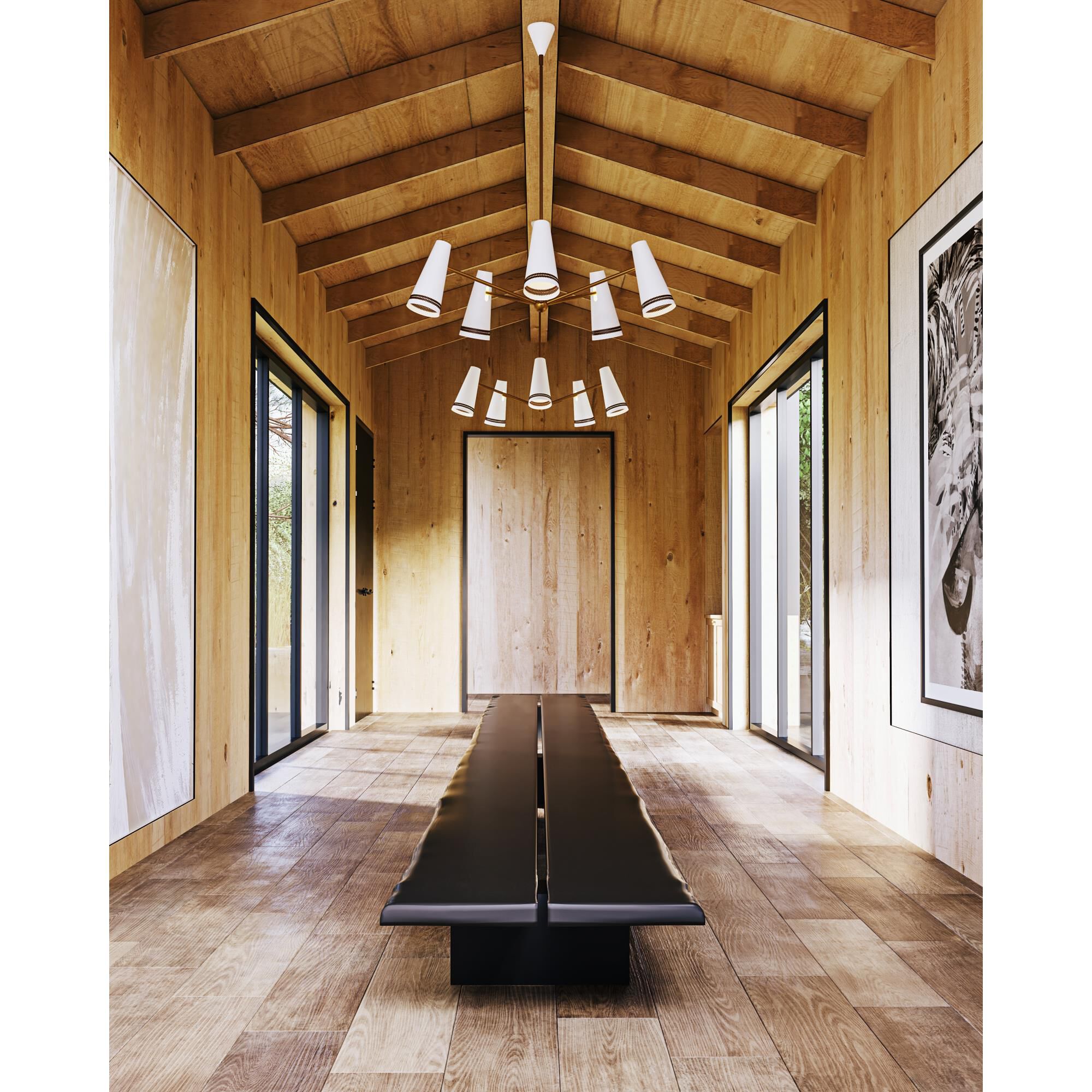 Alan Pepin Brickell 5 Light Chandelier by Alora Lighting