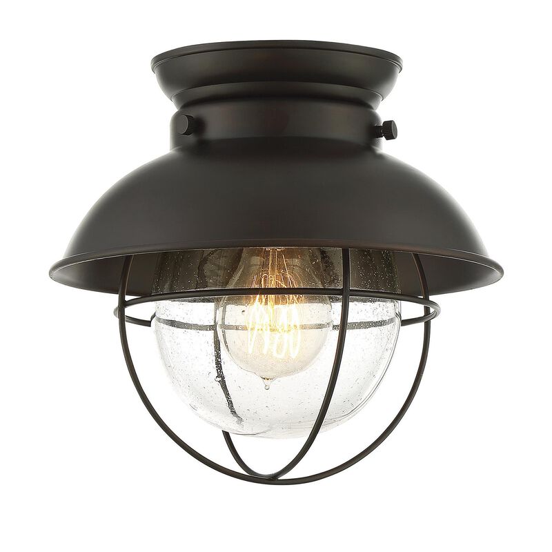 9 Inch 1 Light LED Flush Mount by Meridian Lighting