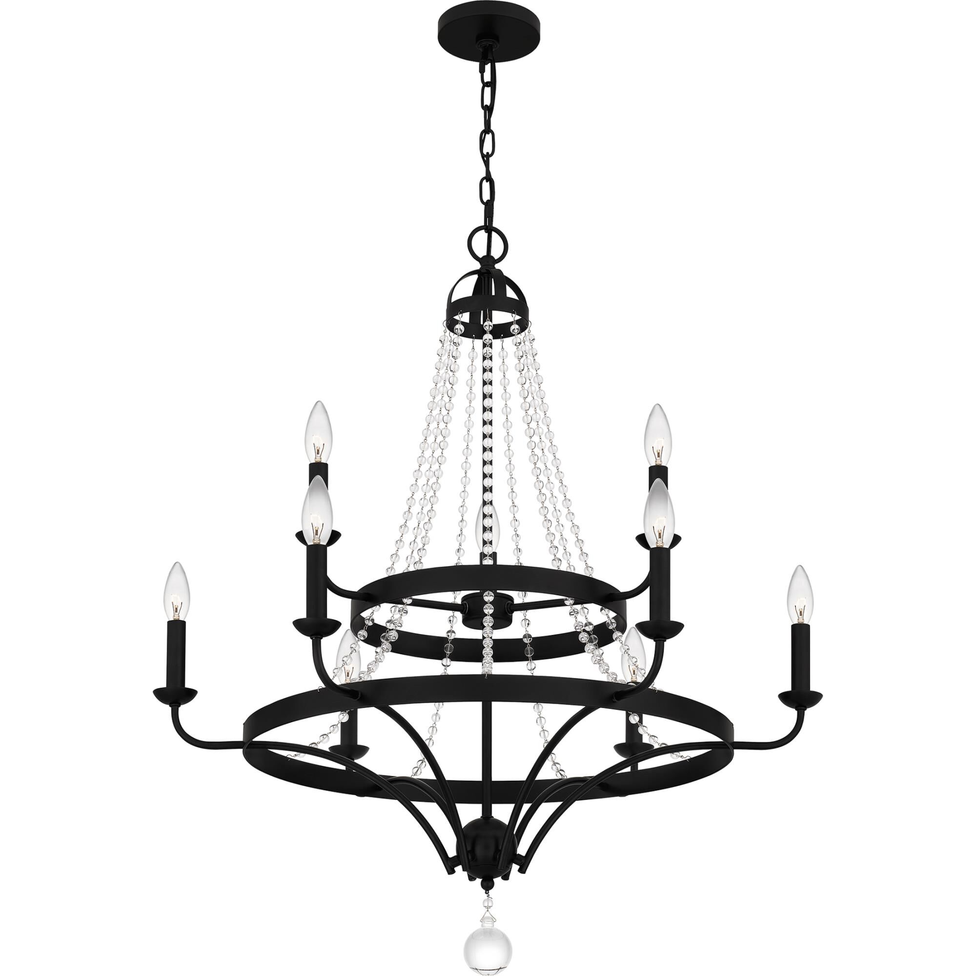 Adelaide 30 Inch 9 Light Chandelier by Quoizel
