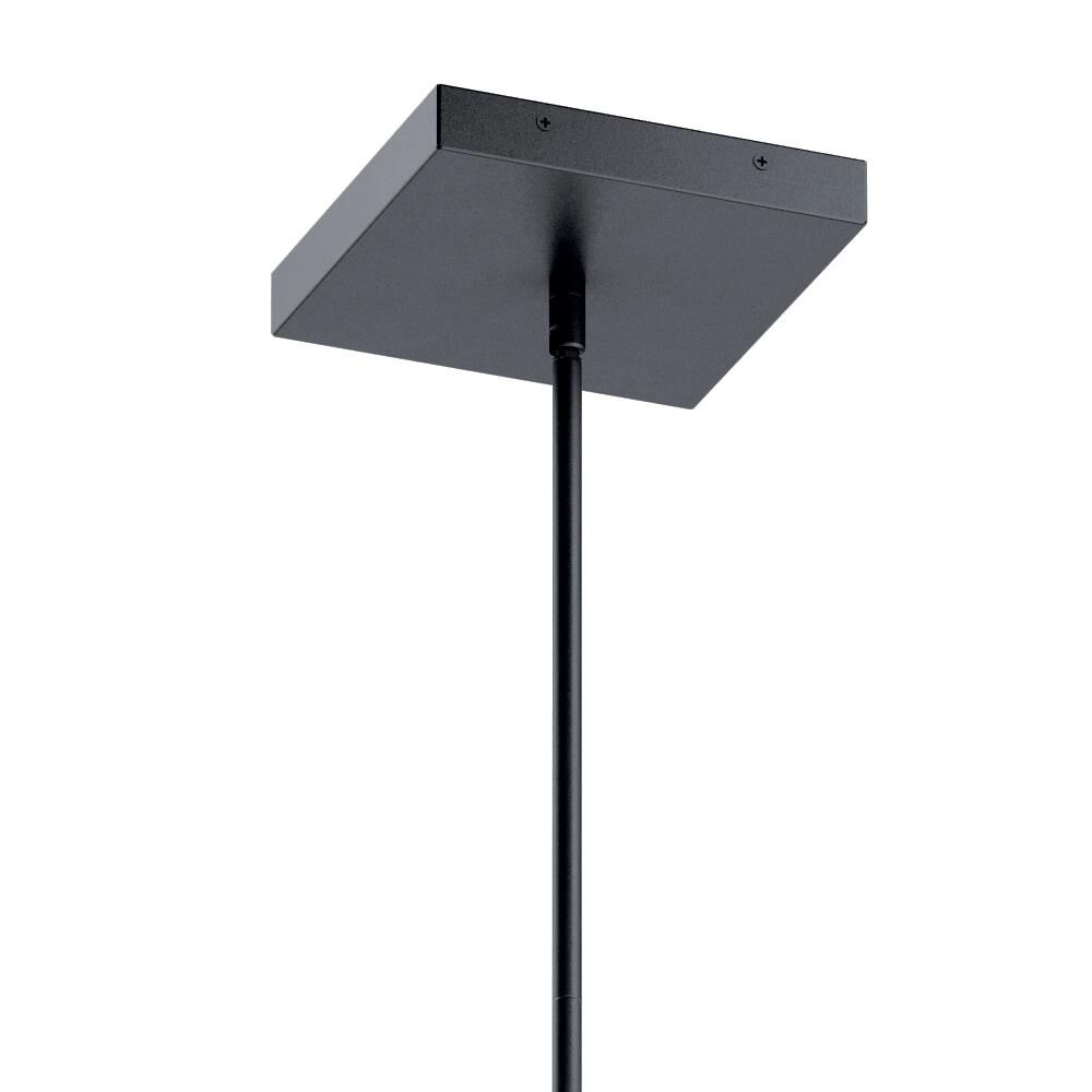 Shown in Matte Black finish and Plastic Diffuser glass