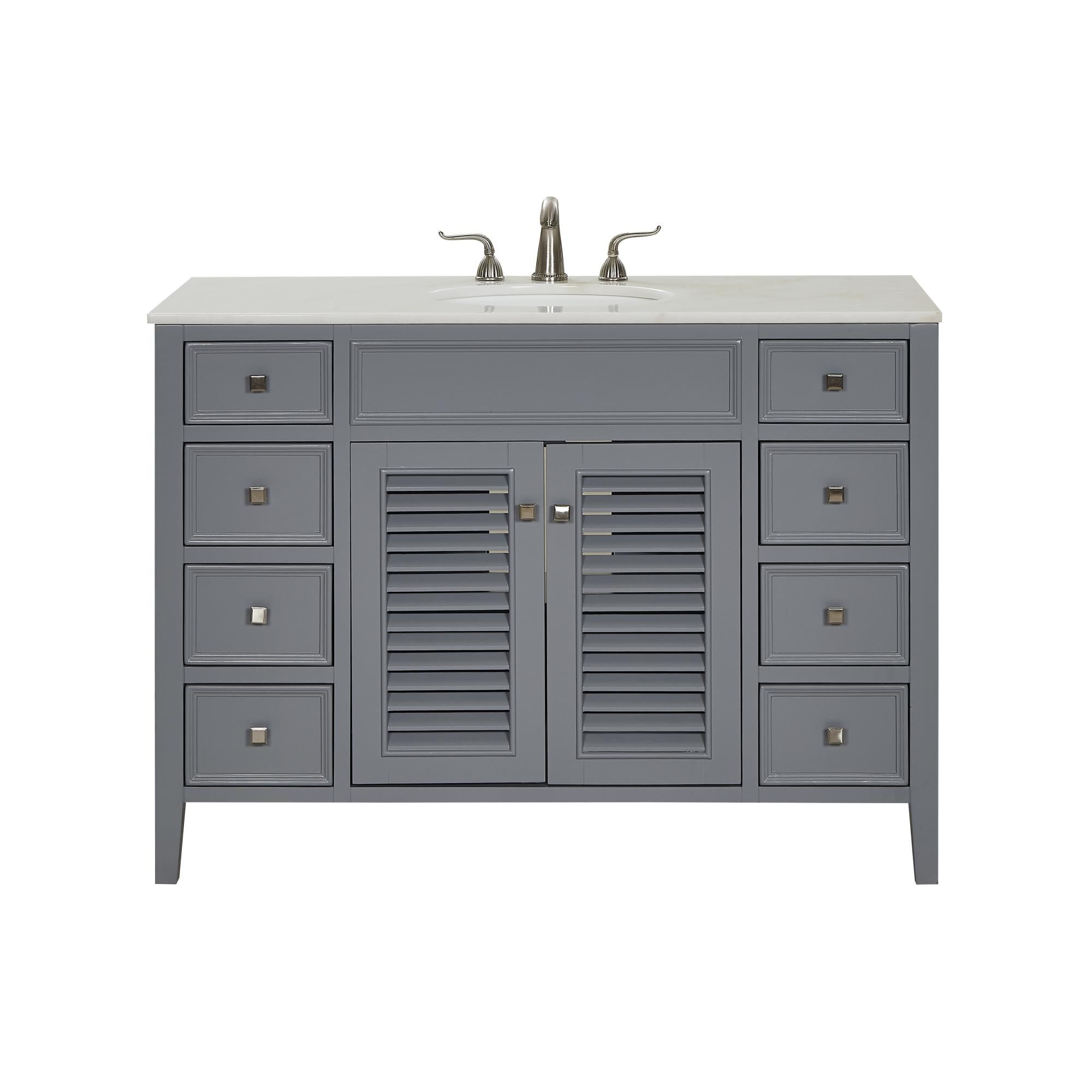 Shown in Grey finish