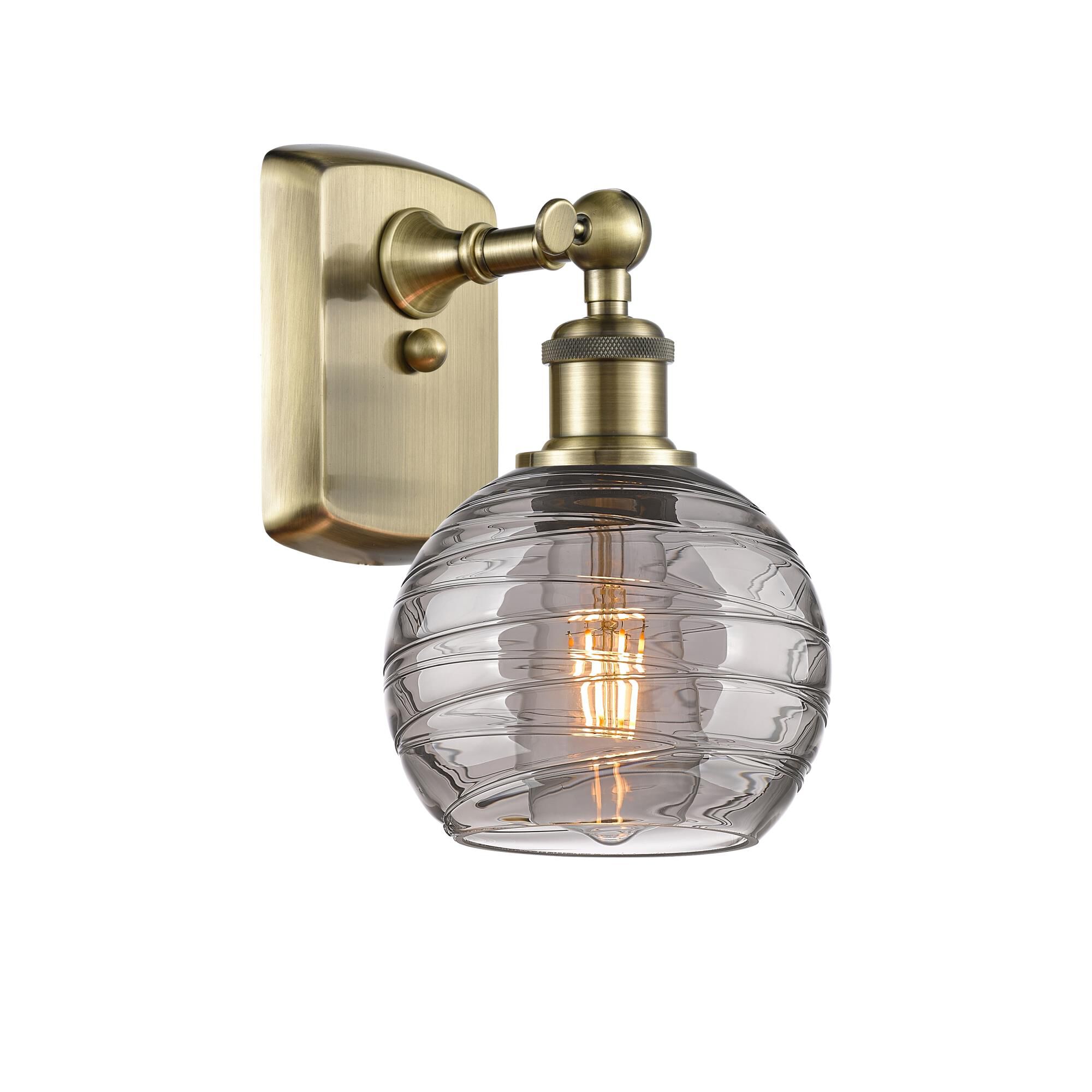 Bruno Marashlian Athens Deco Swirl 6 Inch Wall Sconce by Innovations Lighting