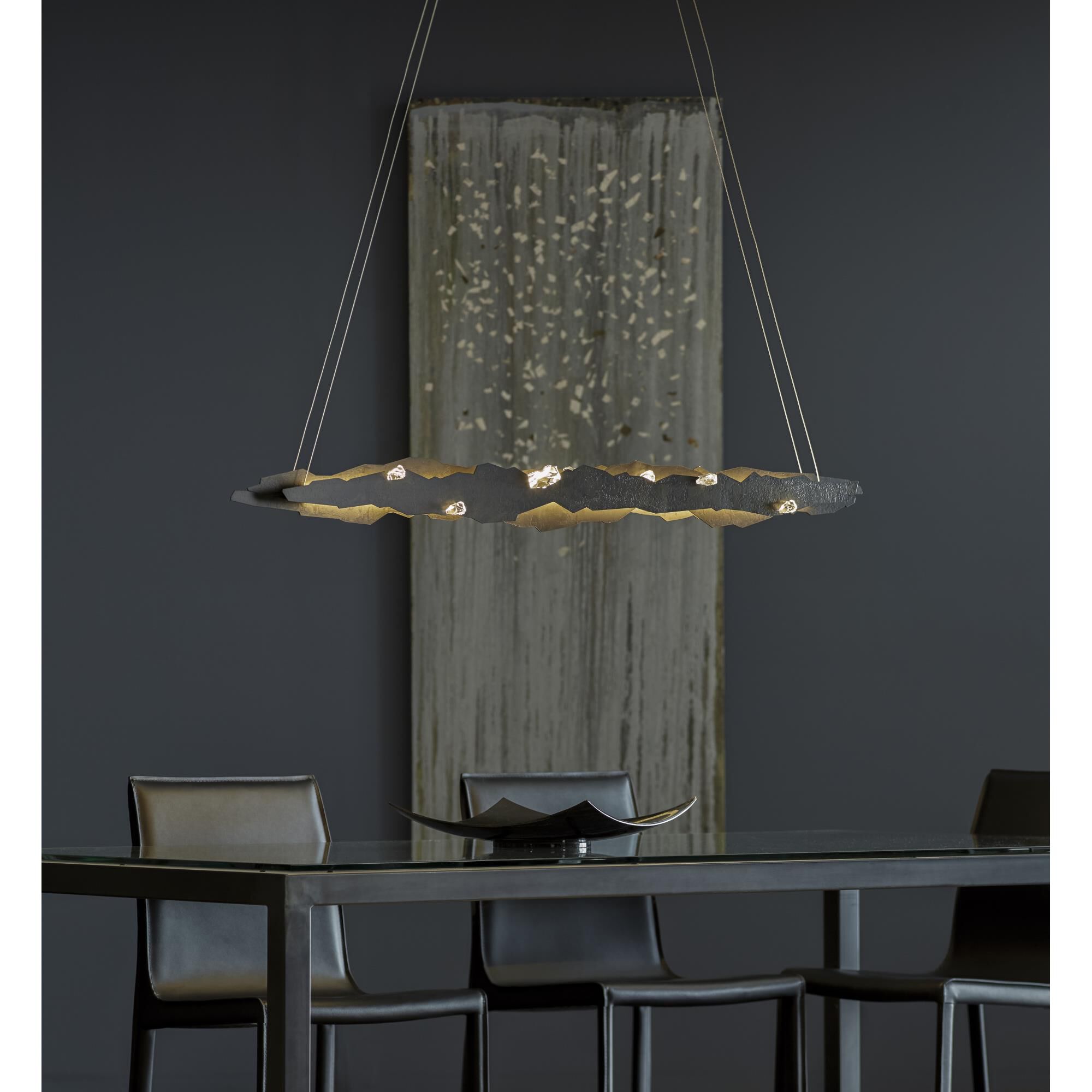 Hubbardton Forge Trove 52 Inch LED Linear Suspension Light