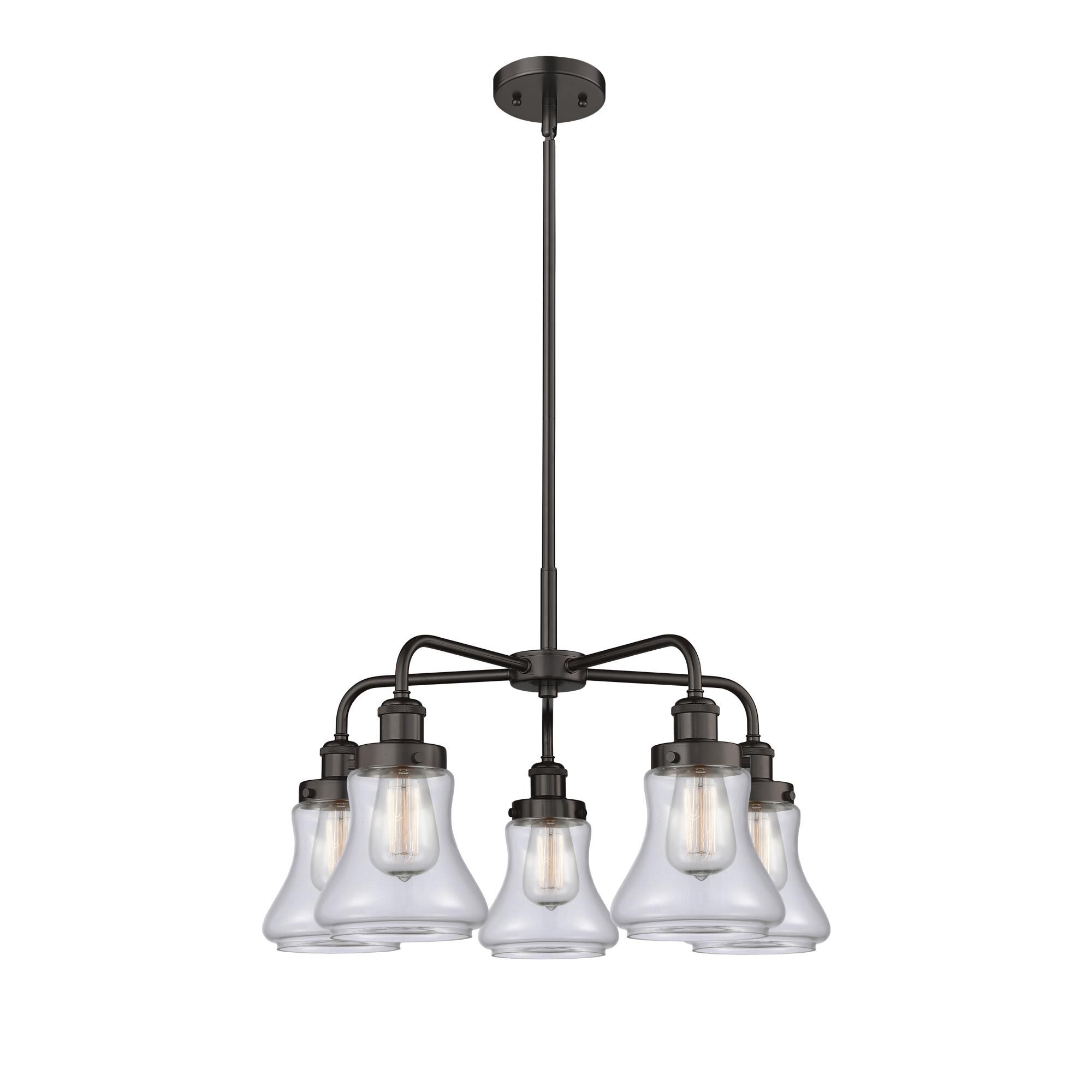 Shown in Oil Rubbed Bronze finish and Clear glass