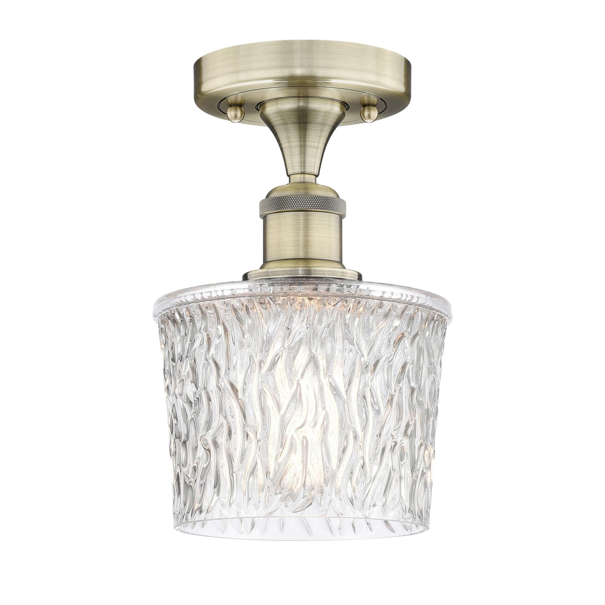 Bruno Marashlian Niagra 6 Inch 1 Light Semi Flush Mount by Innovations Lighting