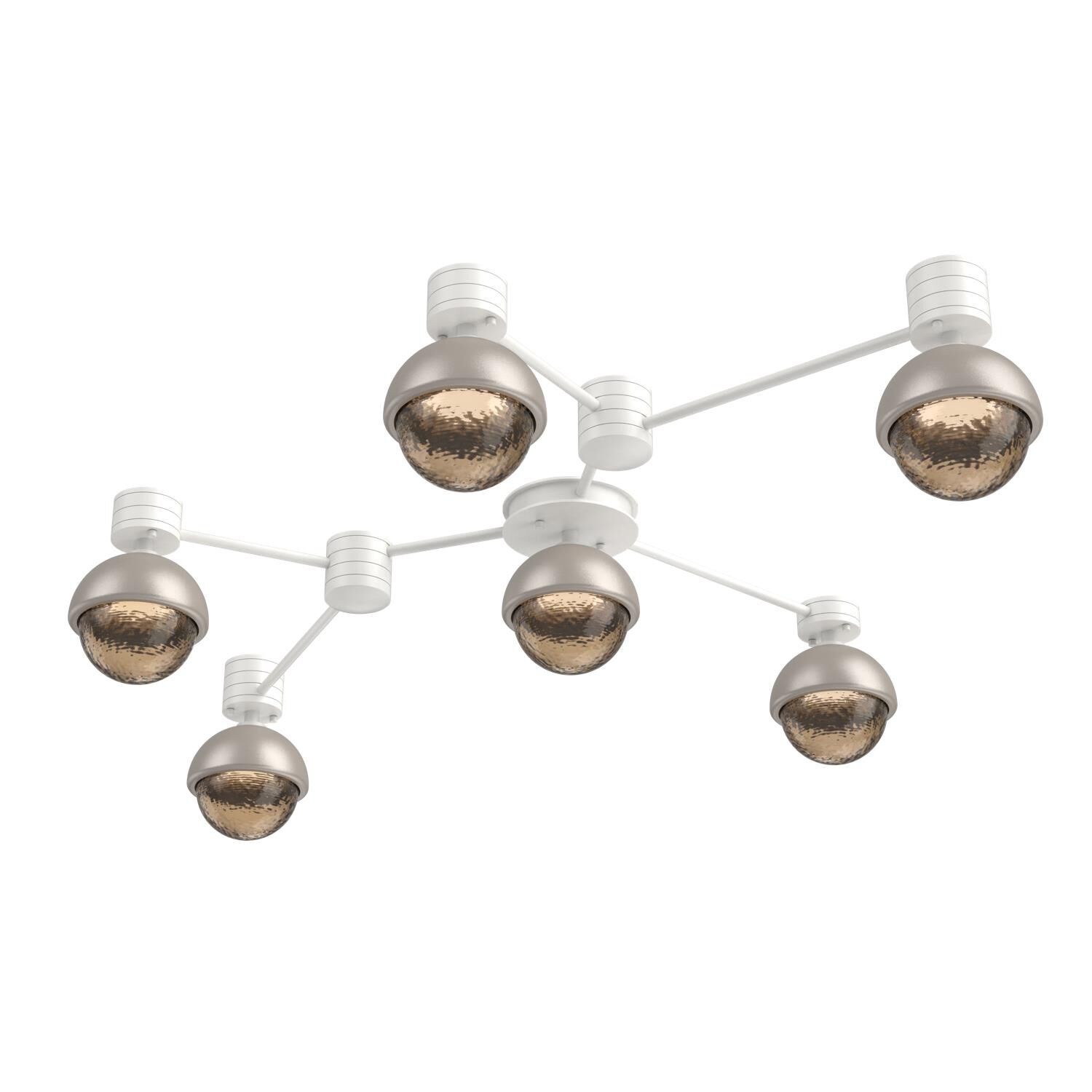 Levi Wilson Cabochon 41 Inch Flush Mount by Hammerton Studio