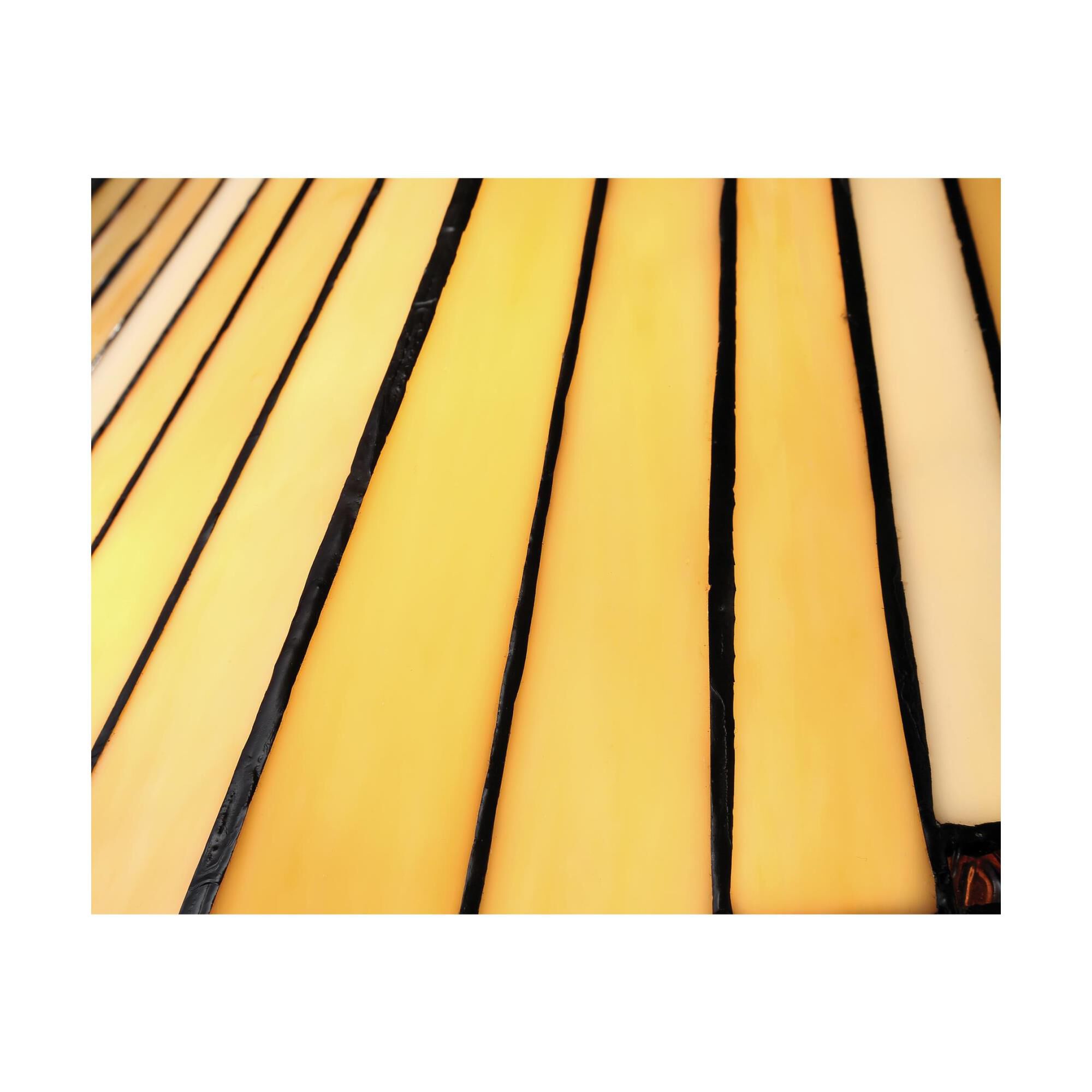 Shown in Western Bronze finish and Tiffany glass