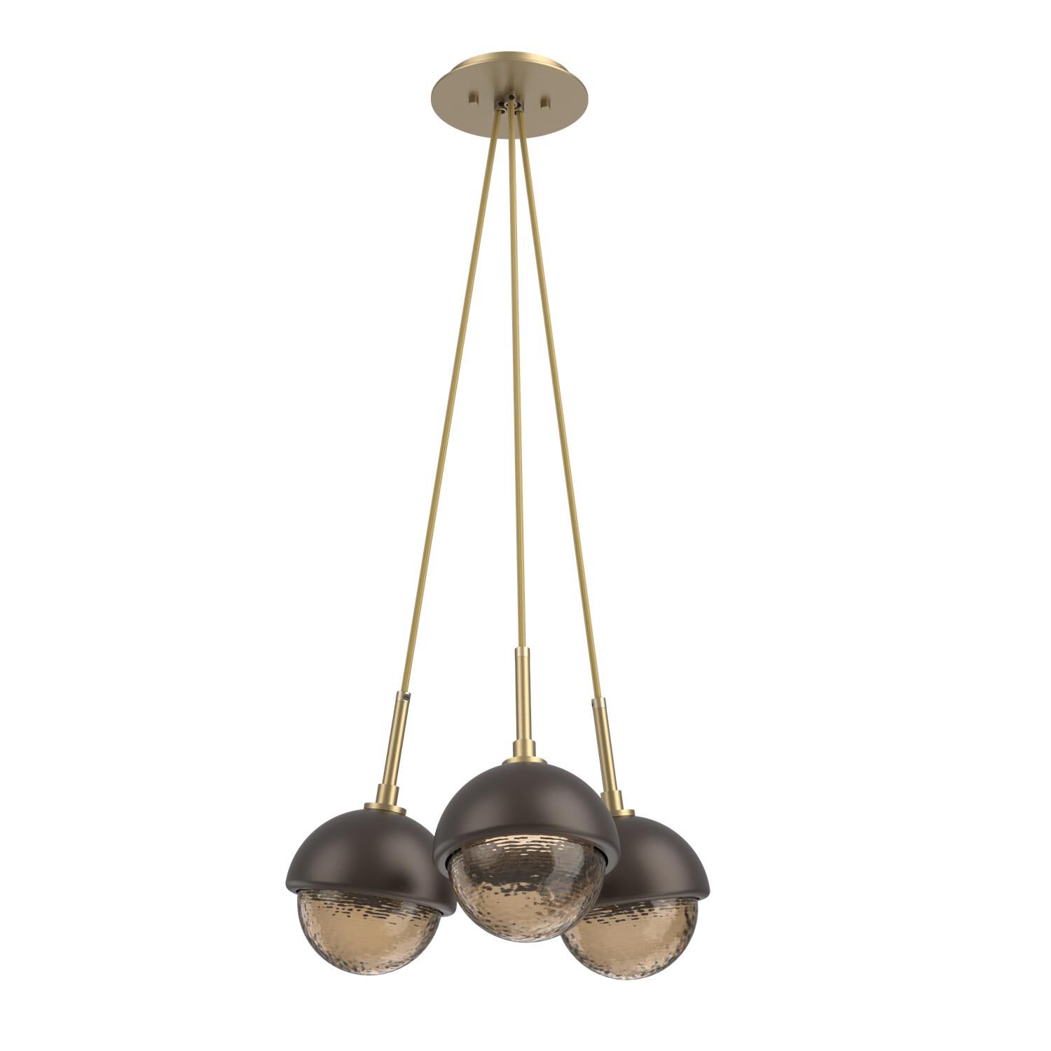 Levi Wilson Cabochon 13 Inch Multi Pendant Light by Hammerton Studio