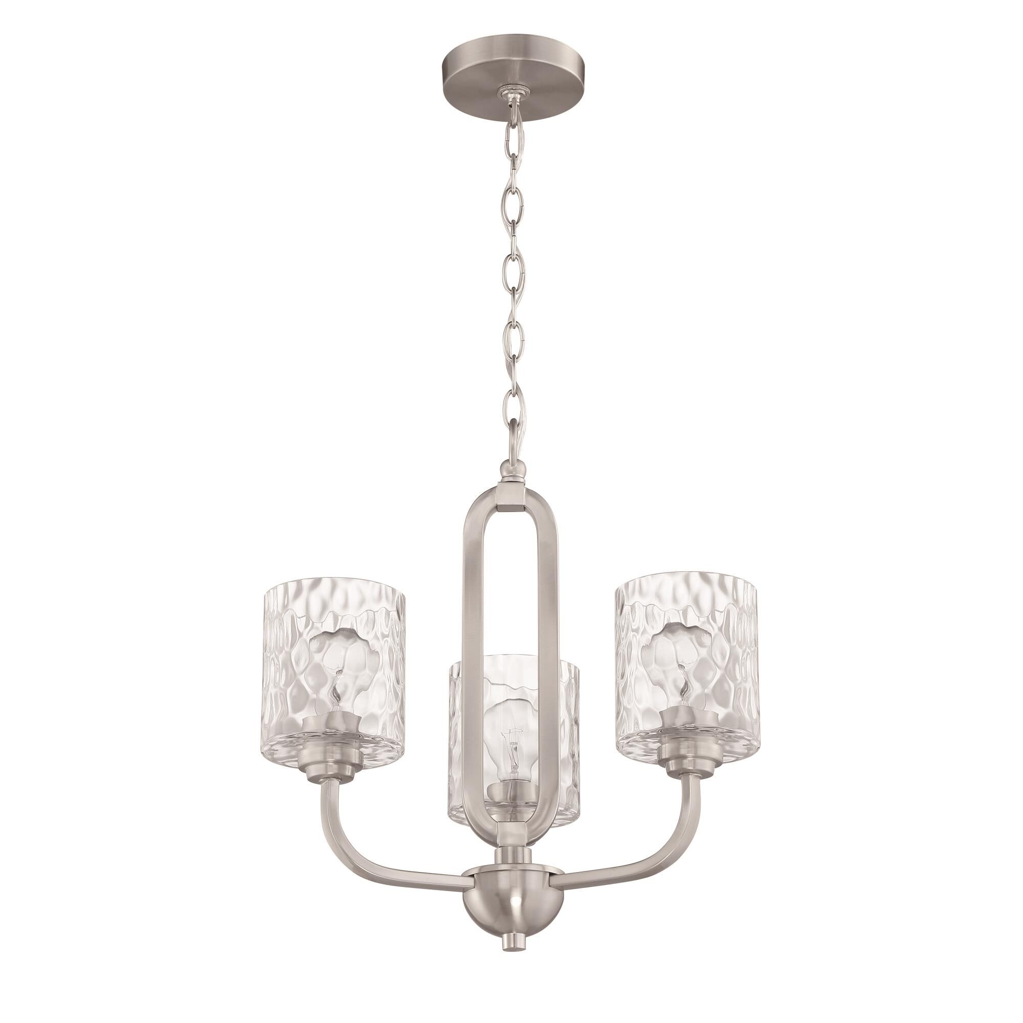Collins 17 Inch 3 Light Mini Chandelier by Craftmade