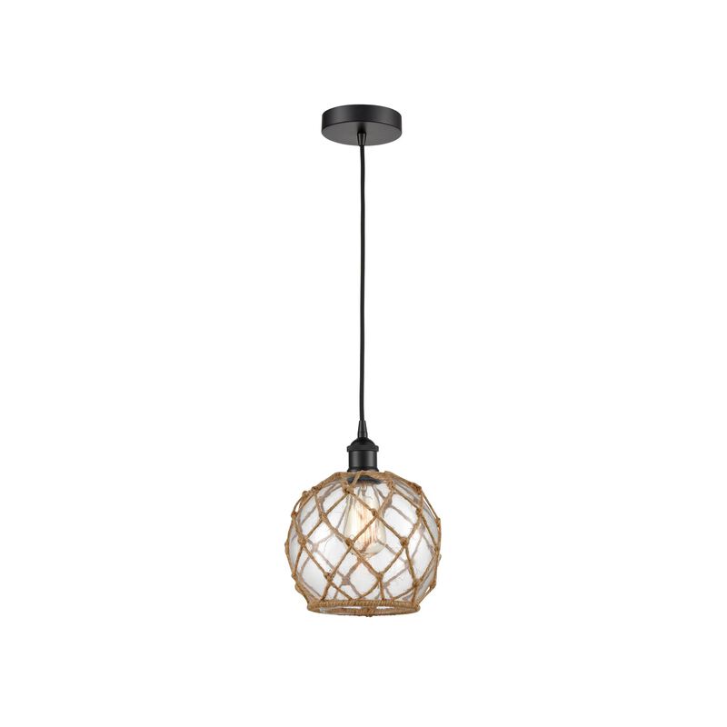 Bruno Marashlian Farmhouse Rope 8 Inch Mini Pendant by Innovations Lighting
