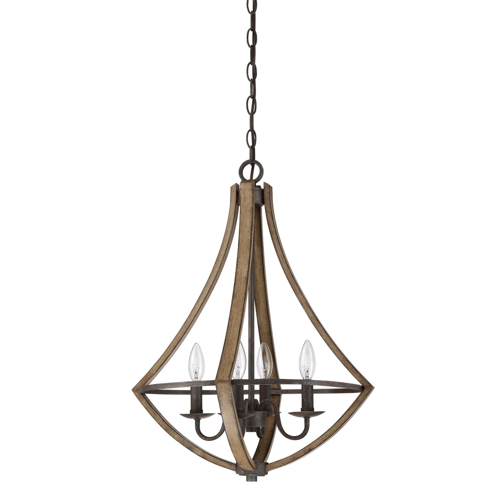 Shire 18 Inch 4 Light Mini Chandelier by Quoizel