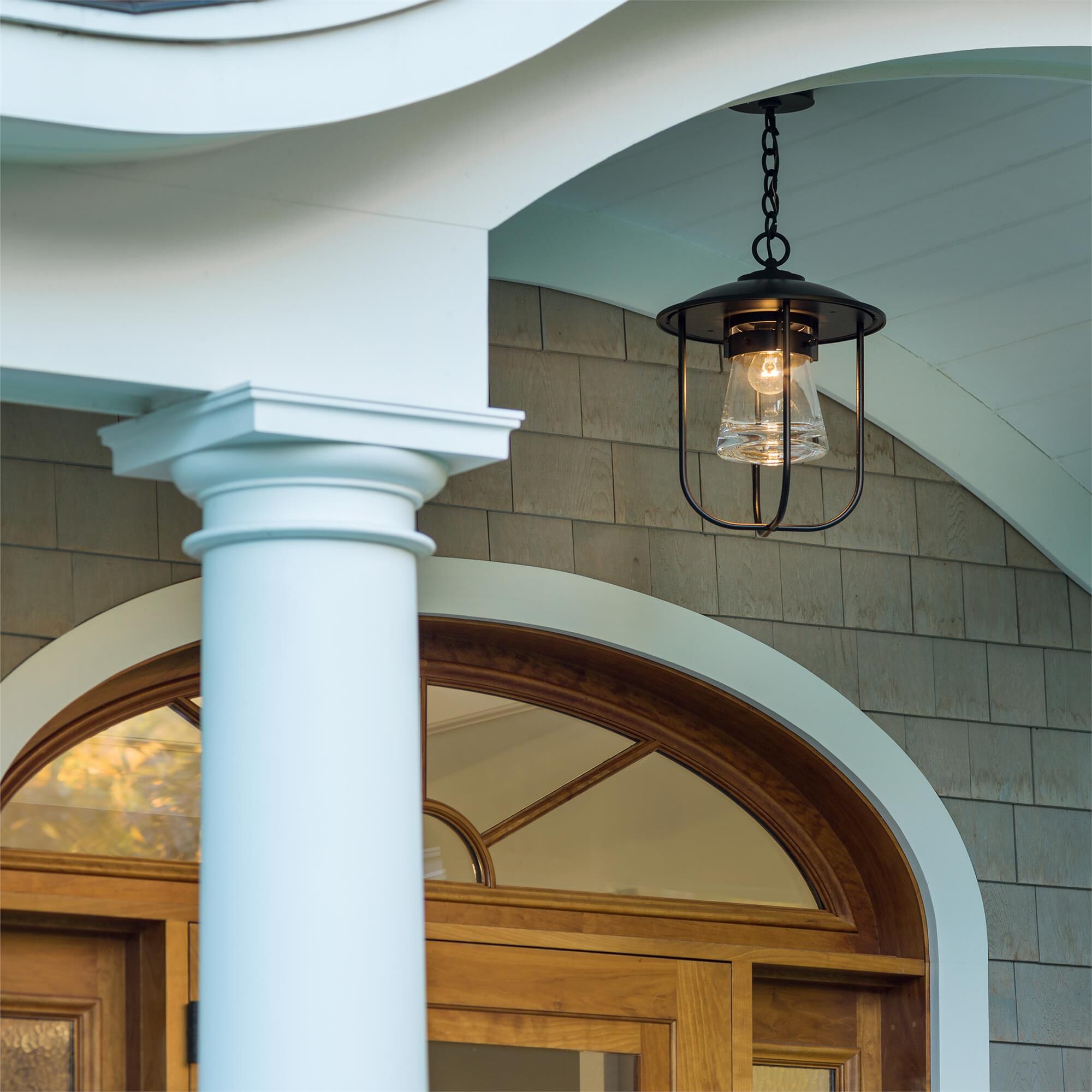 Erlenmeyer Outdoor Hanging Lantern by Hubbardton Forge