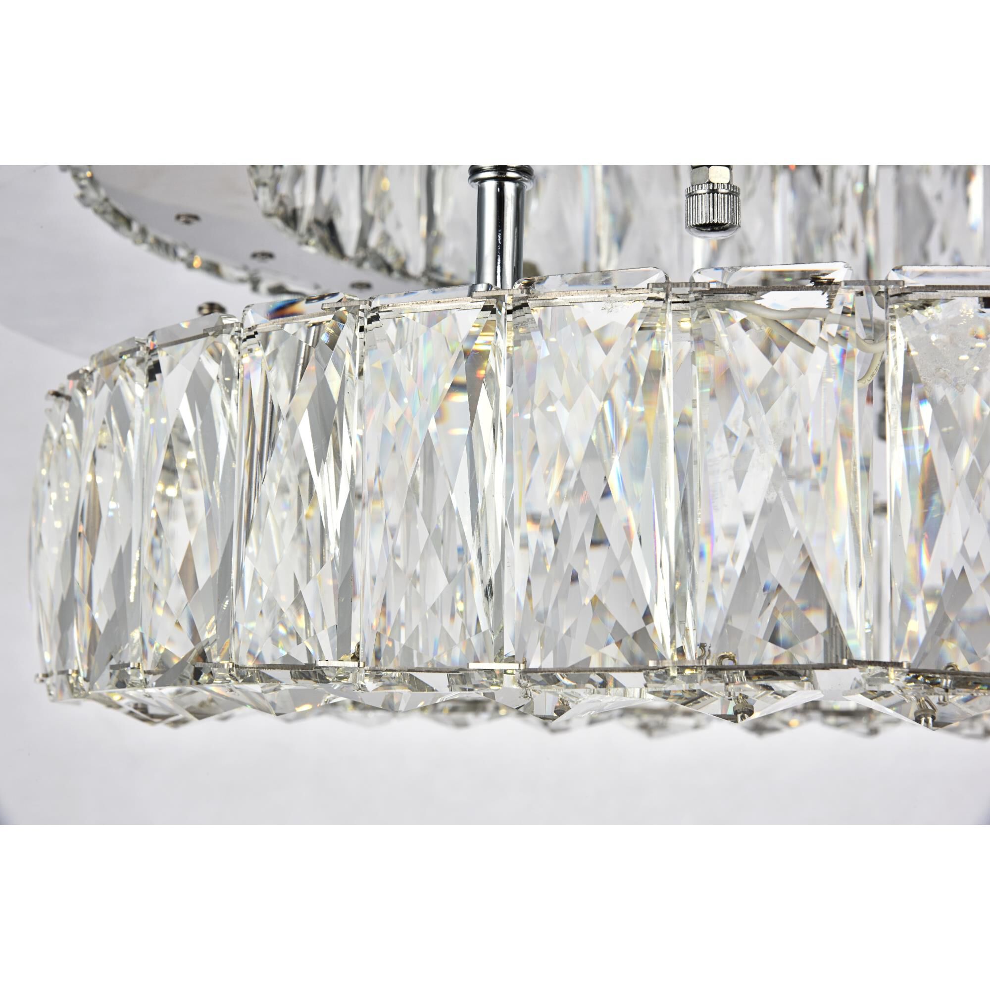 Shown in Chrome finish and Clear Royal Cut crystal