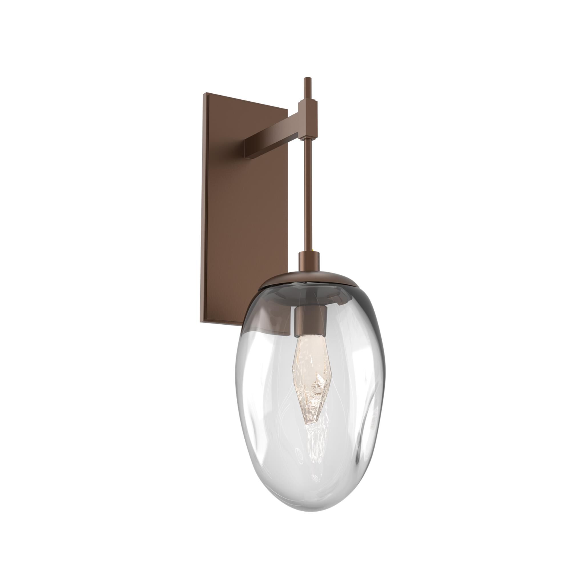 Shown in Burnished Bronze finish and Geo Inner And Clear Outer glass