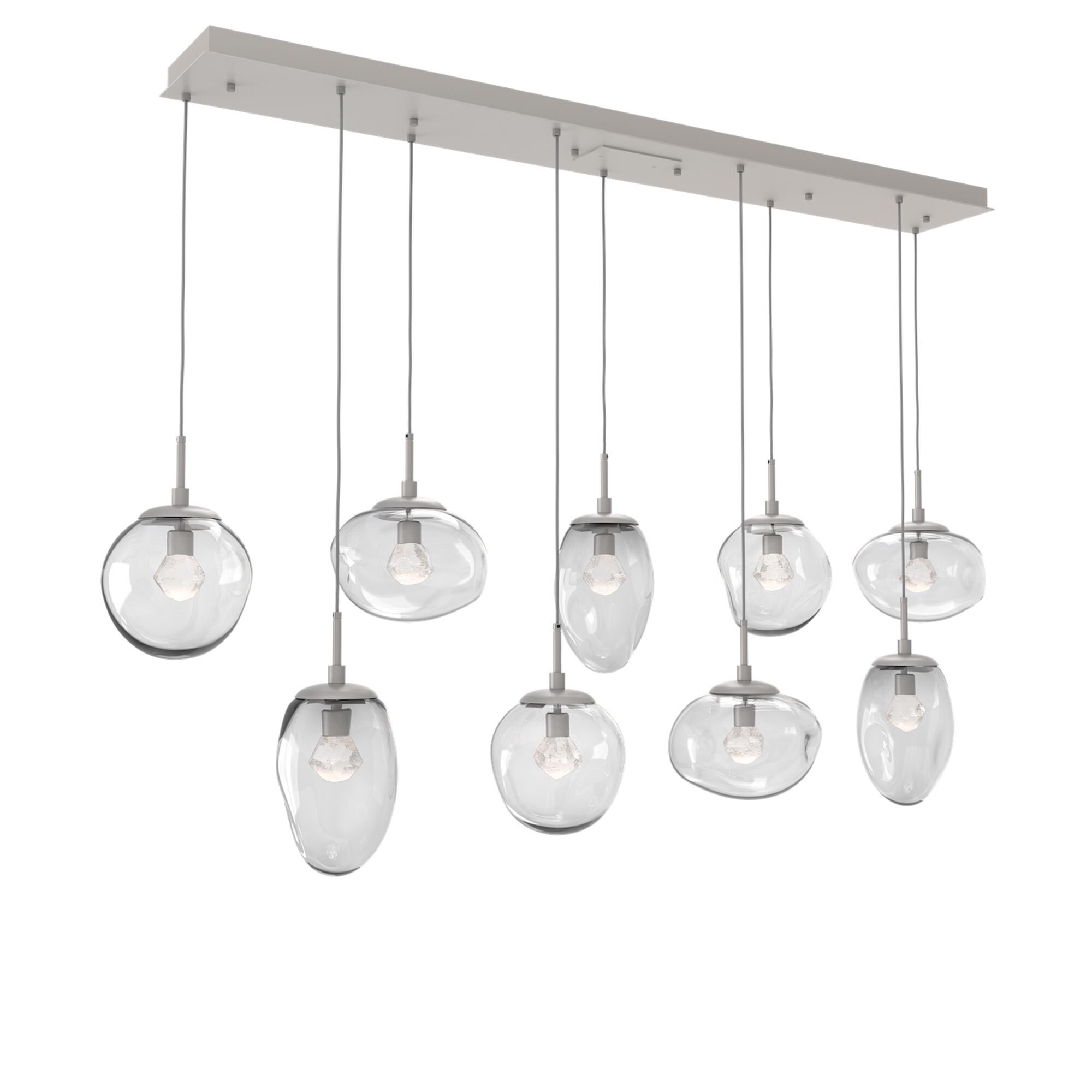Shown in Metallic Beige Silver finish and Zircon Inner Clear Outer glass