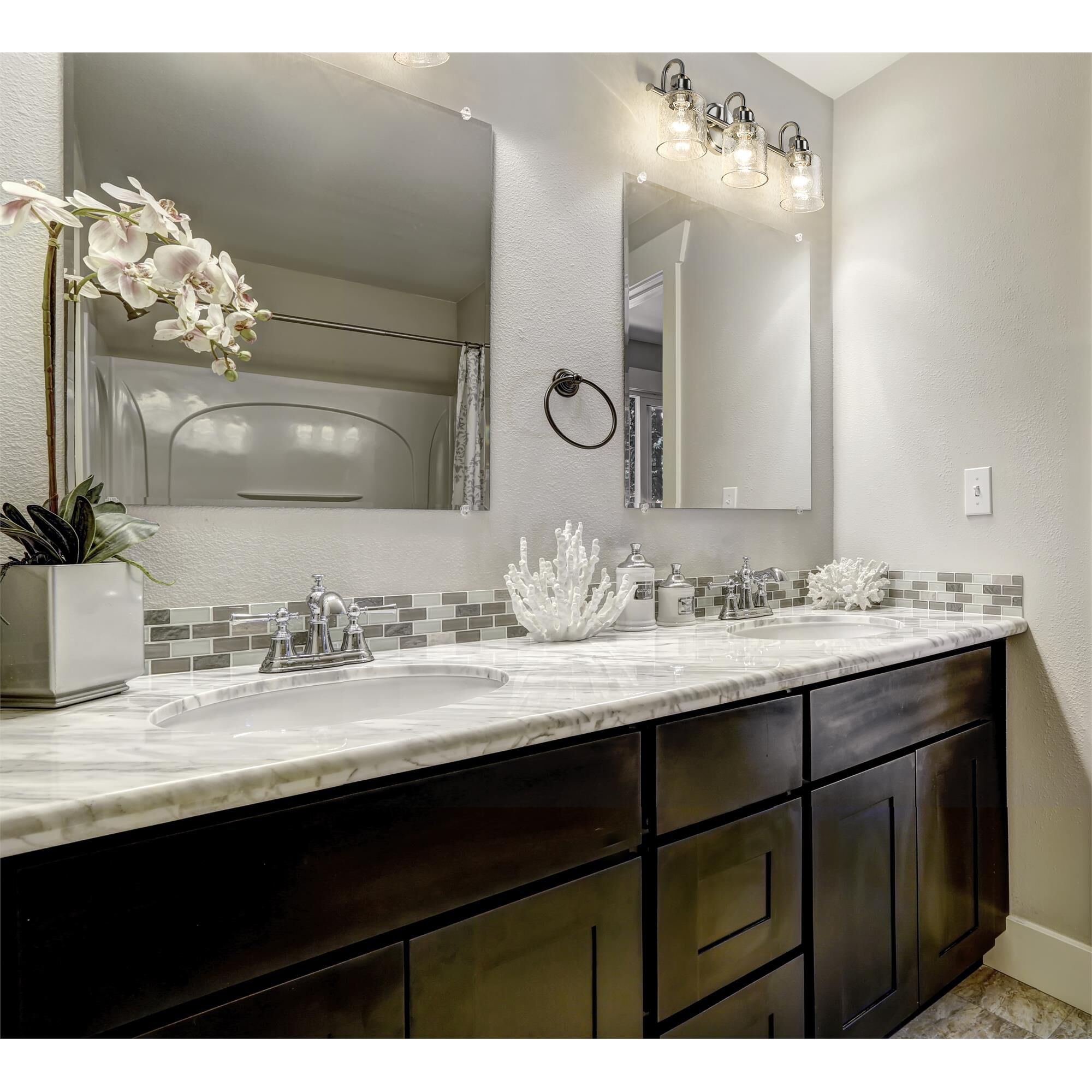 Shown in Brushed Nickel finish