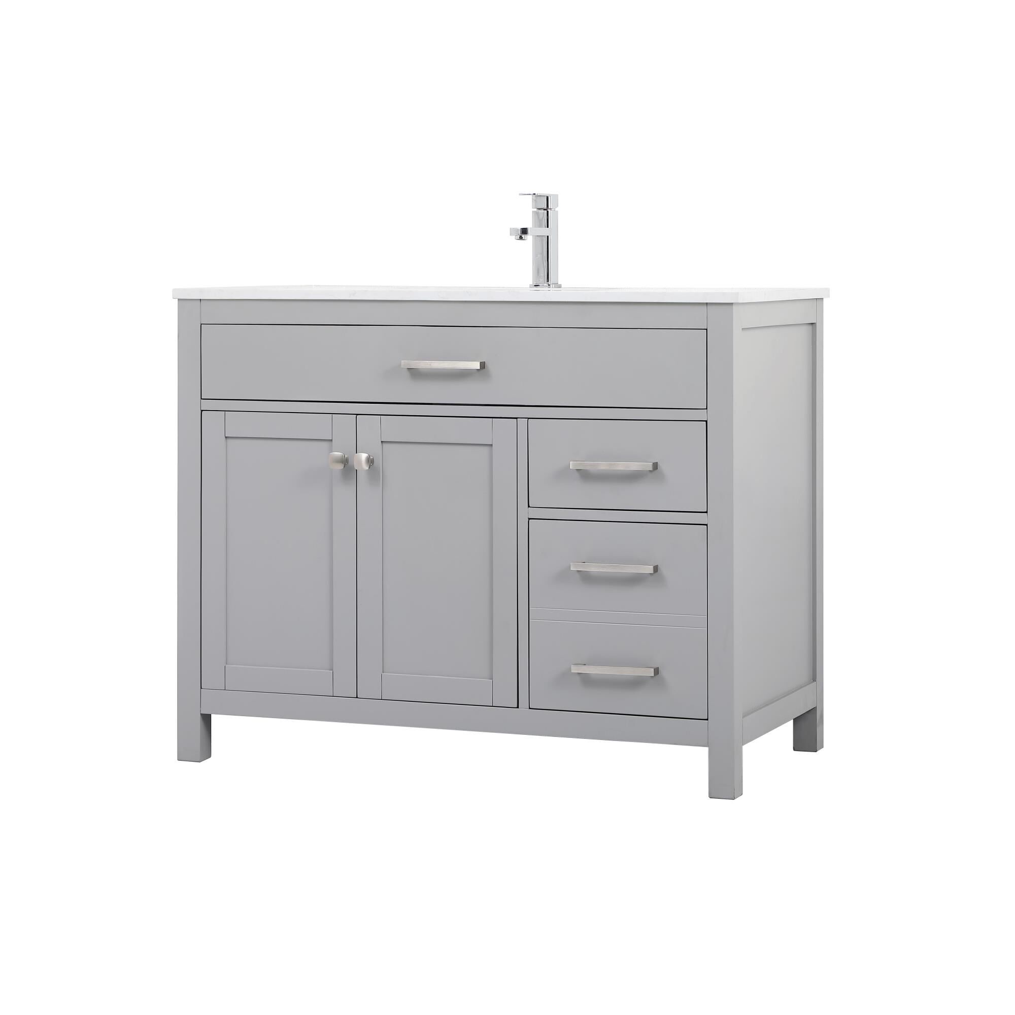 Lewis 42 Inch Bath Vanity by Elegant Decor