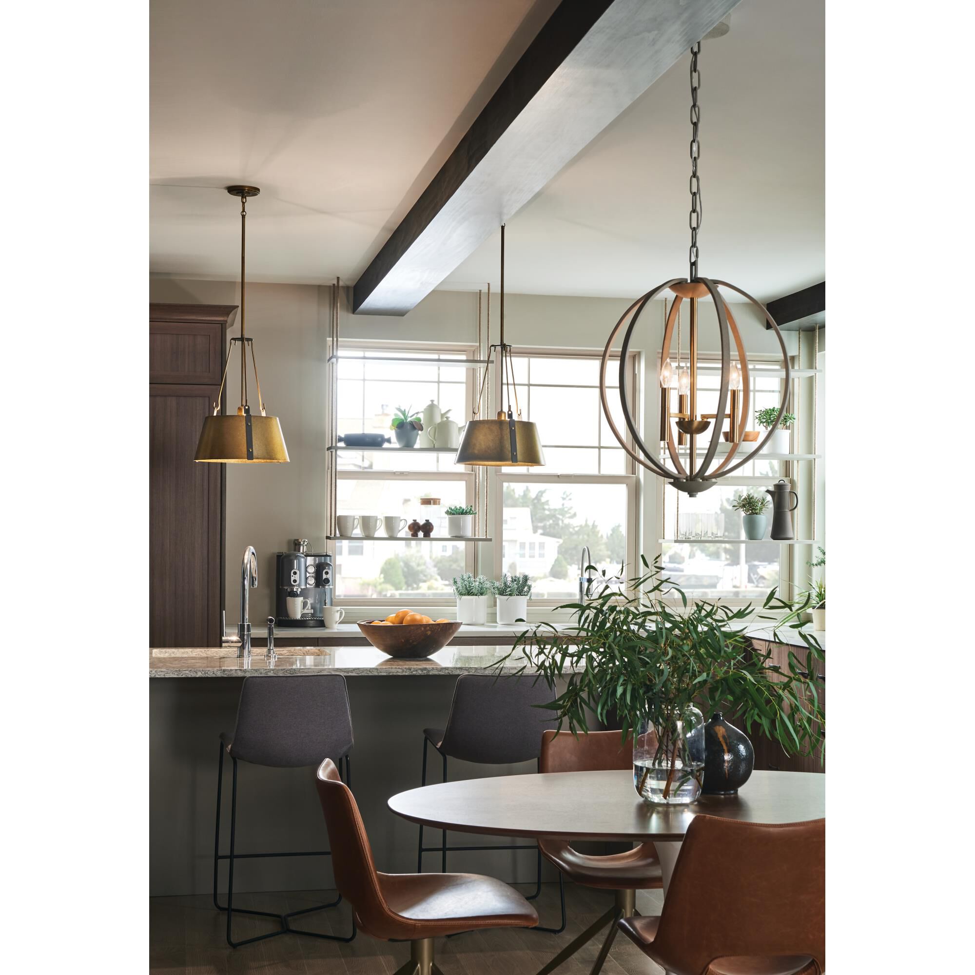 Euclid 20 Inch 3 Light Mini Chandelier by Hinkley Lighting