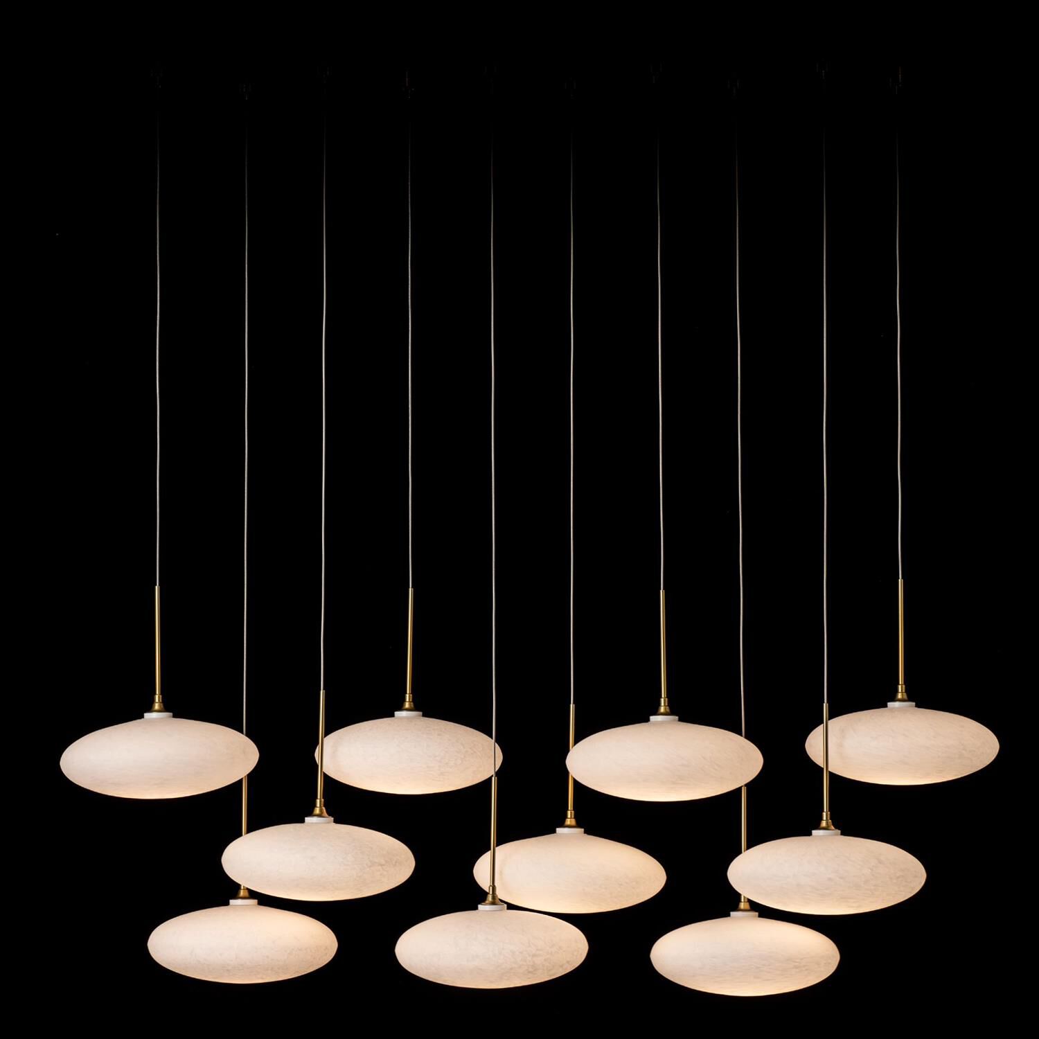 Clouds 48 Inch Linear Suspension Light by Hubbardton Forge