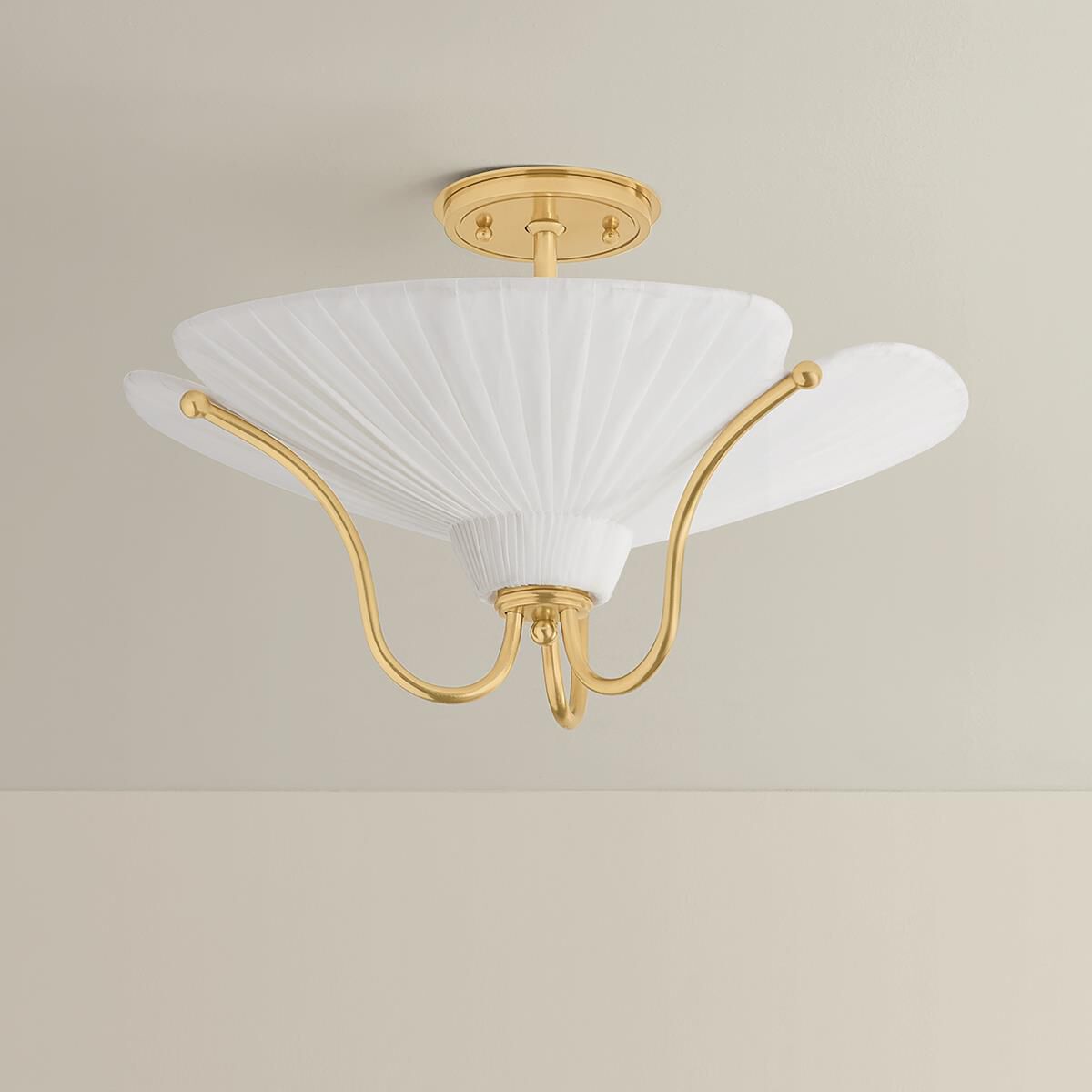 Augusta Hoffman Gerhard 18 Inch Semi Flush Mount by Hudson Valley Lighting