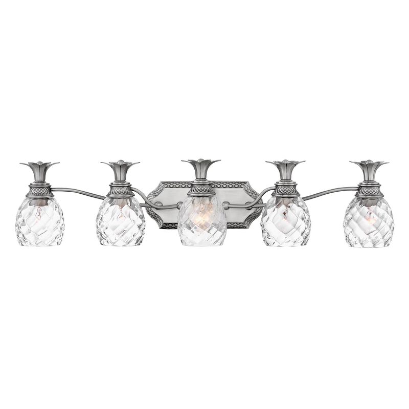 Plantation 37 Inch 5 Light Bath Vanity Light by Hinkley