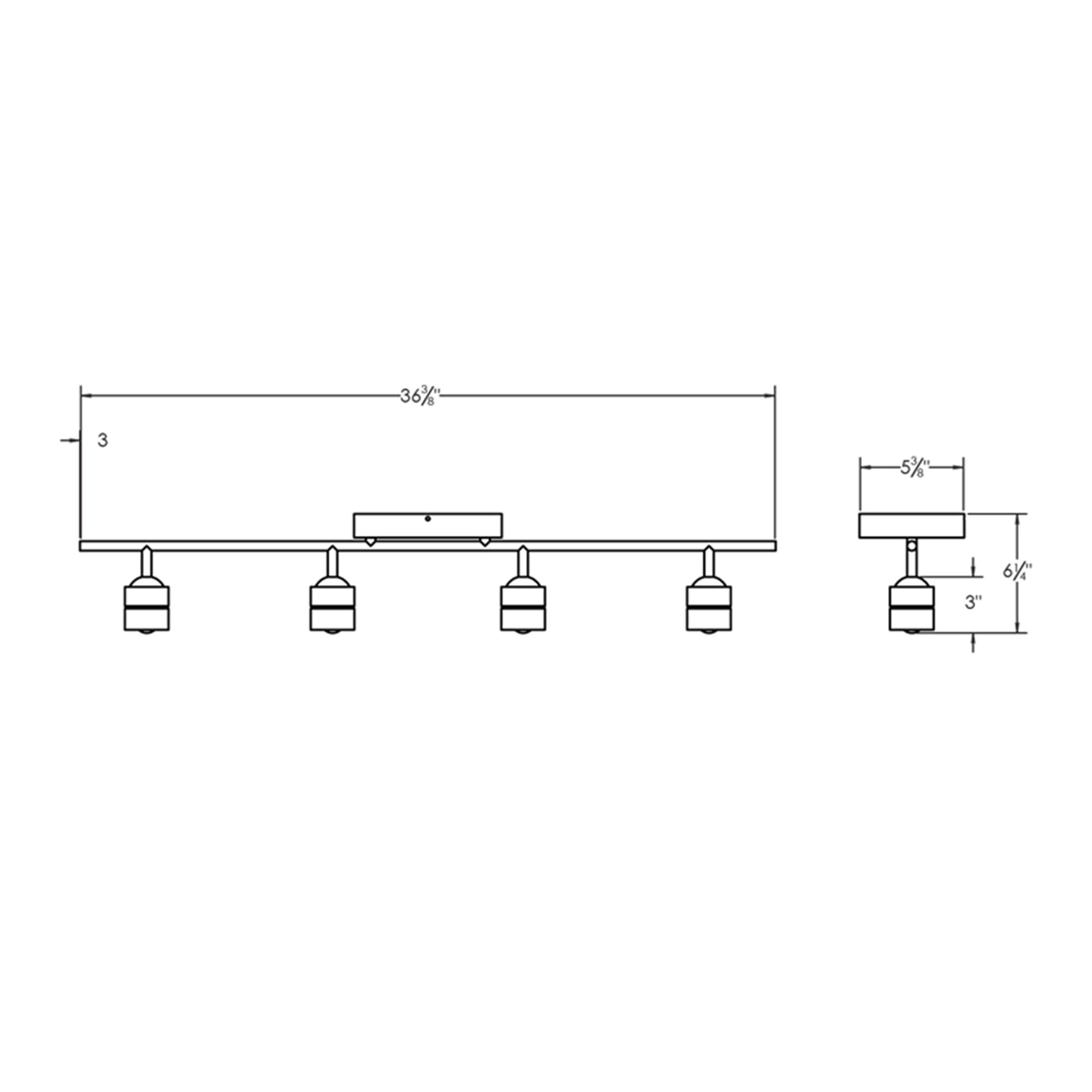 Core 36 Inch Rail Lighting Kit by AFX Lighting