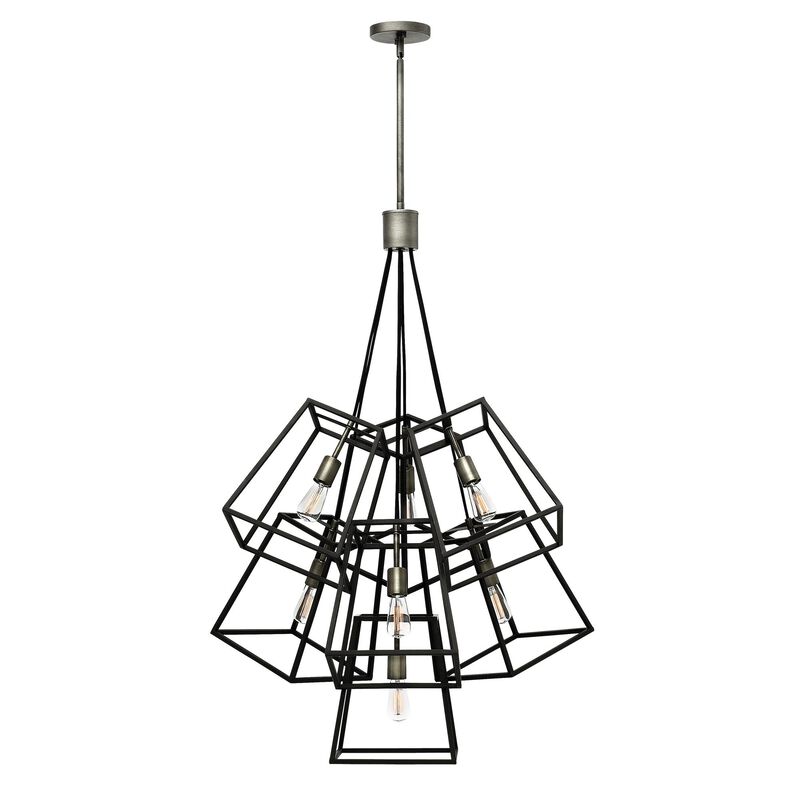 Fulton 28 Inch 7 Light Multi Light Pendant by Hinkley