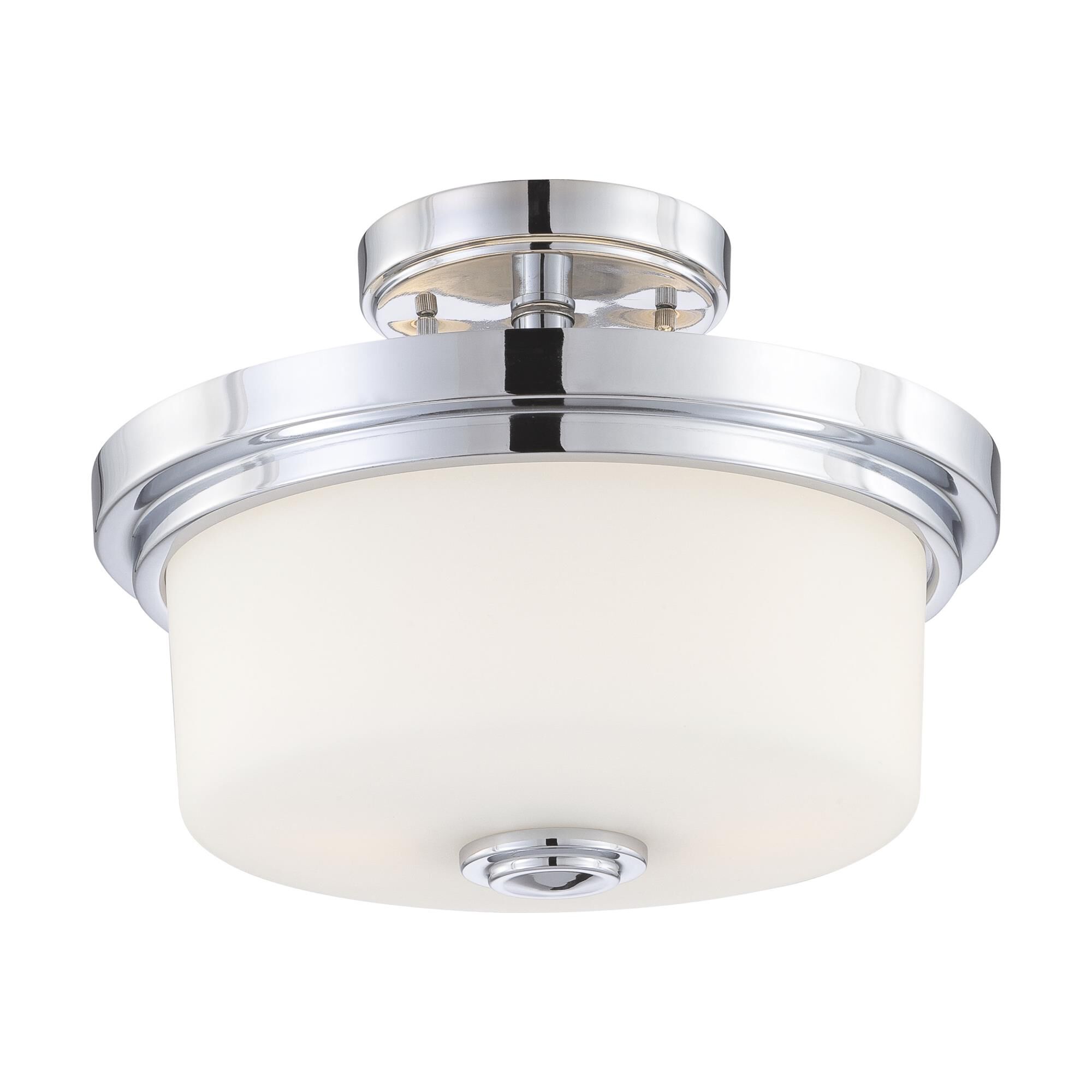 Soho 13 Inch 2 Light Semi Flush Mount by Nuvo Lighting