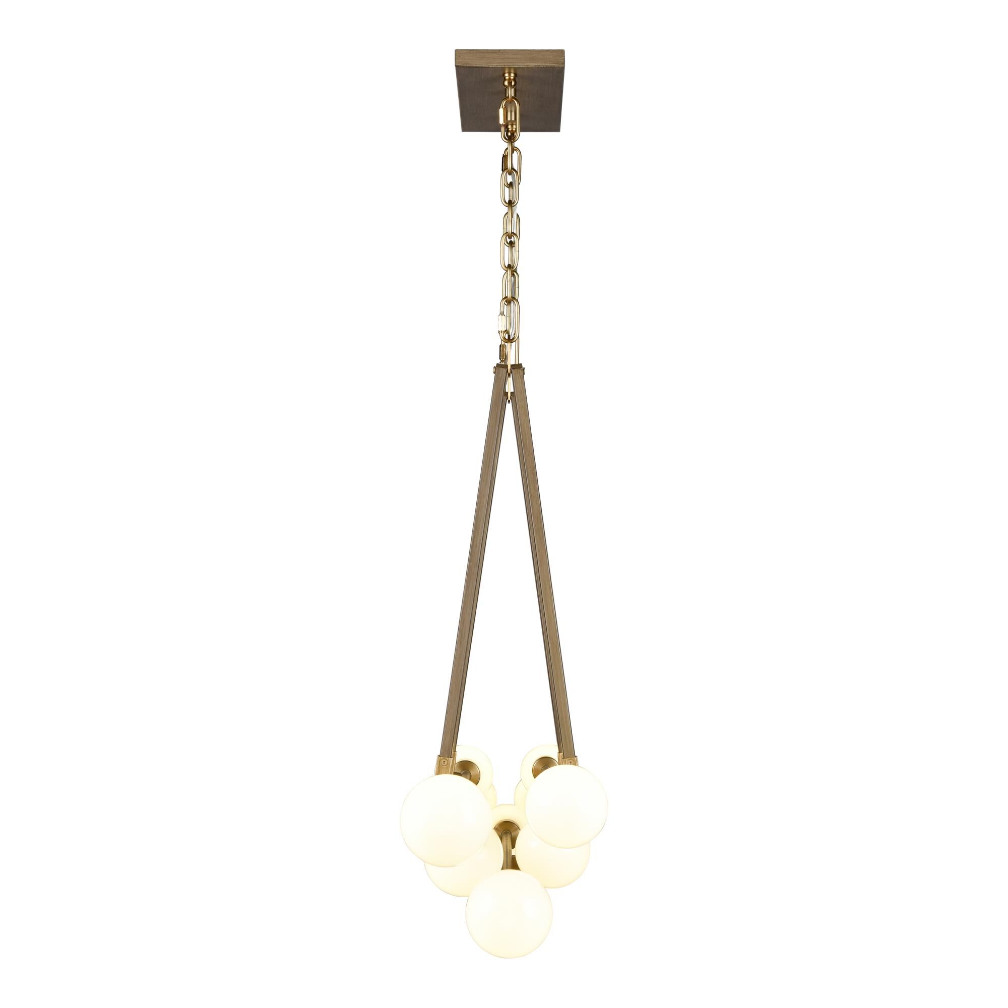 Sabine 58 Inch 10 Light Linear Suspension Light by ELK Lighting