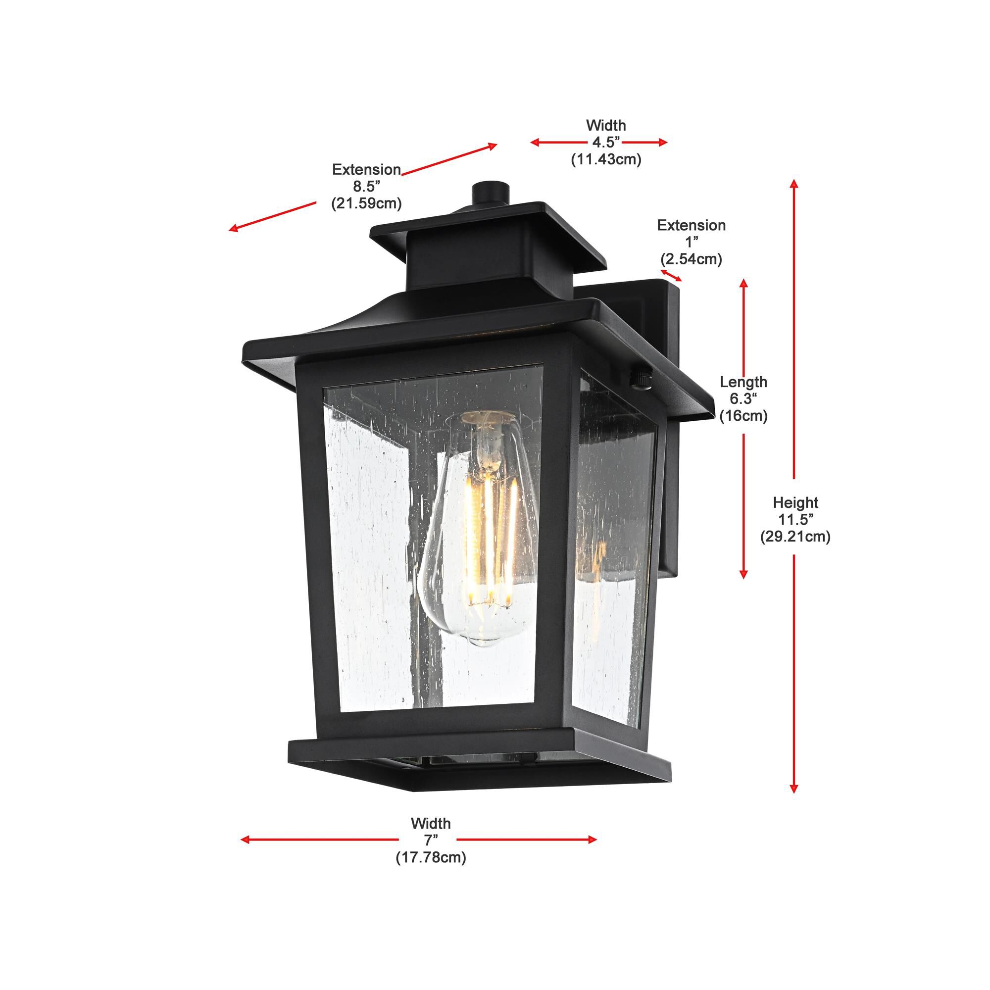 Shown in Black finish