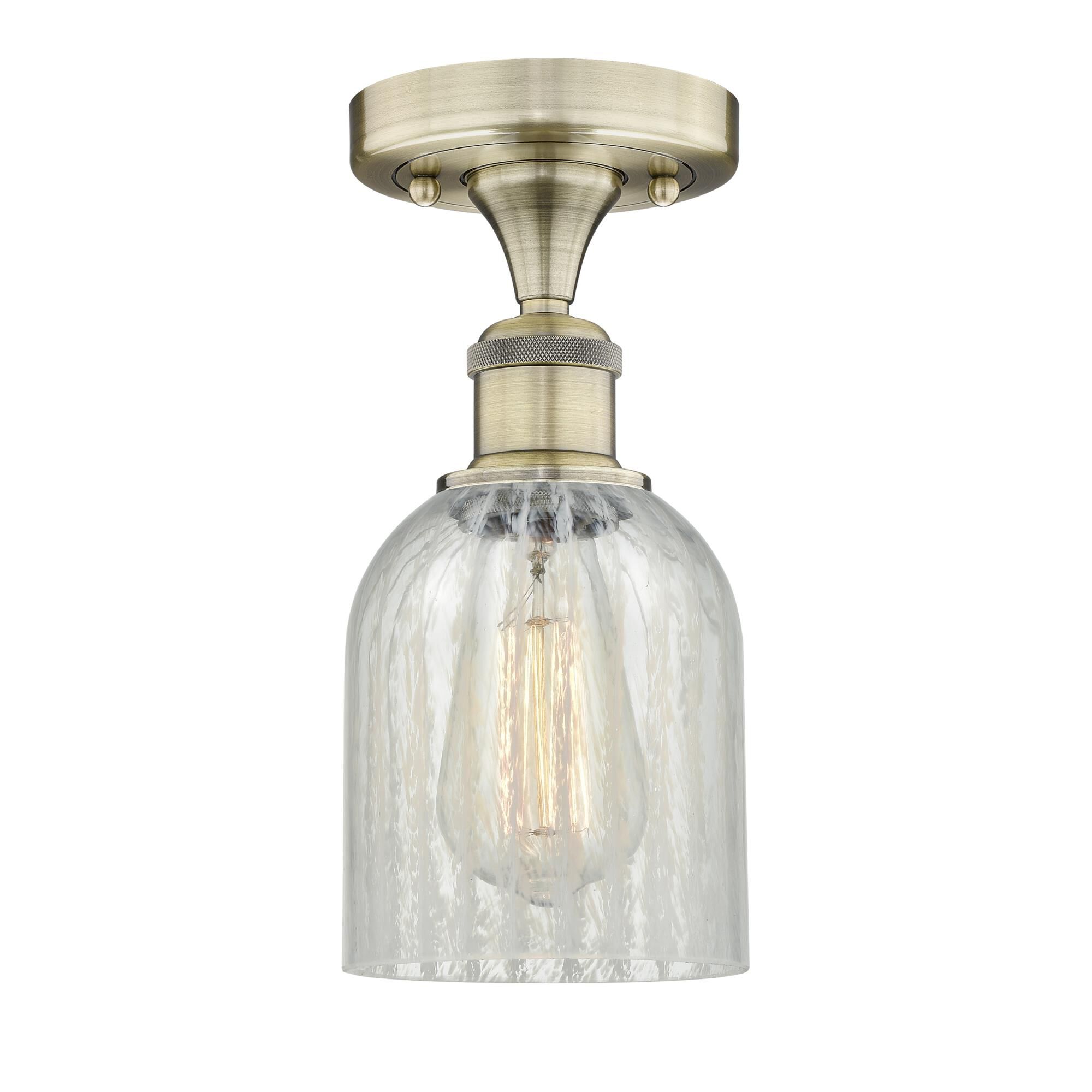 Bruno Marashlian Caledonia 5 Inch 1 Light Semi Flush Mount by Innovations Lighting