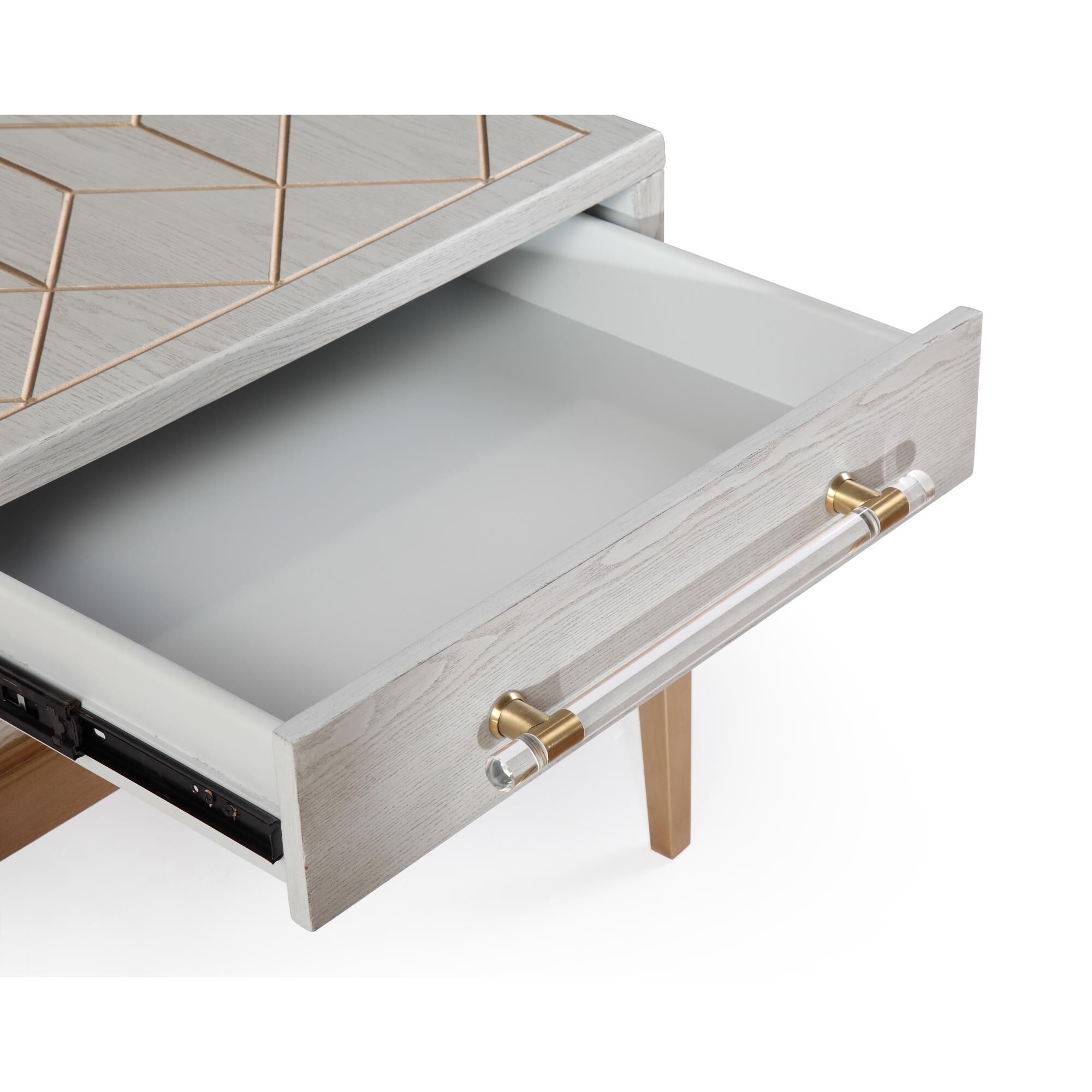 Perrine 28 Inch End Table by Bassett Mirror Company