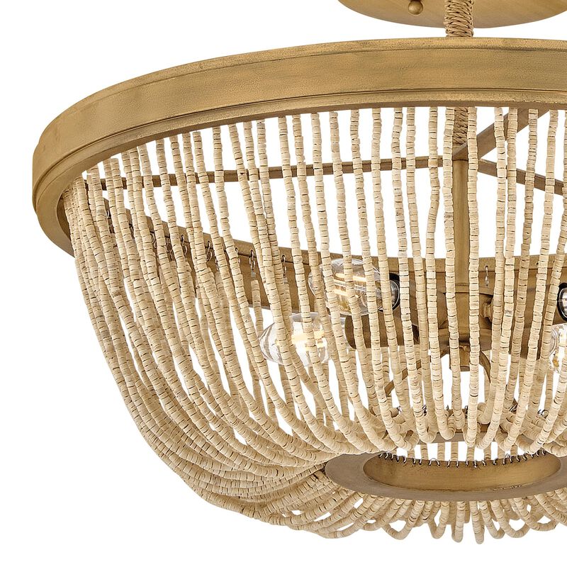 Tula 22 Inch 4 Light Semi Flush Mount by Hinkley