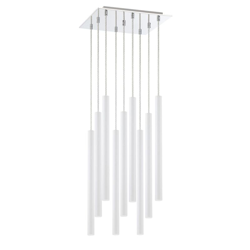 Forest 14 Inch 9 Light LED Linear Suspension Light by Z-Lite