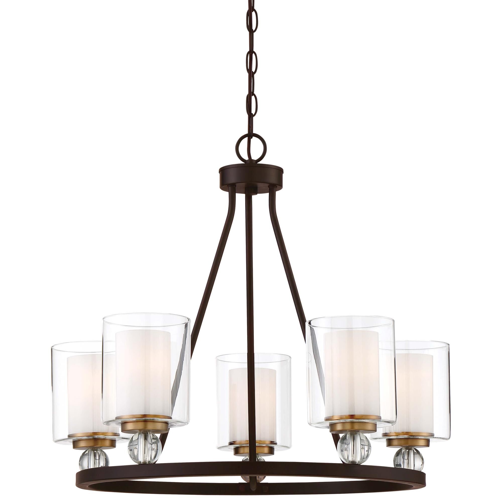 Studio 5 25 Inch 5 Light Chandelier Capitol Lighting